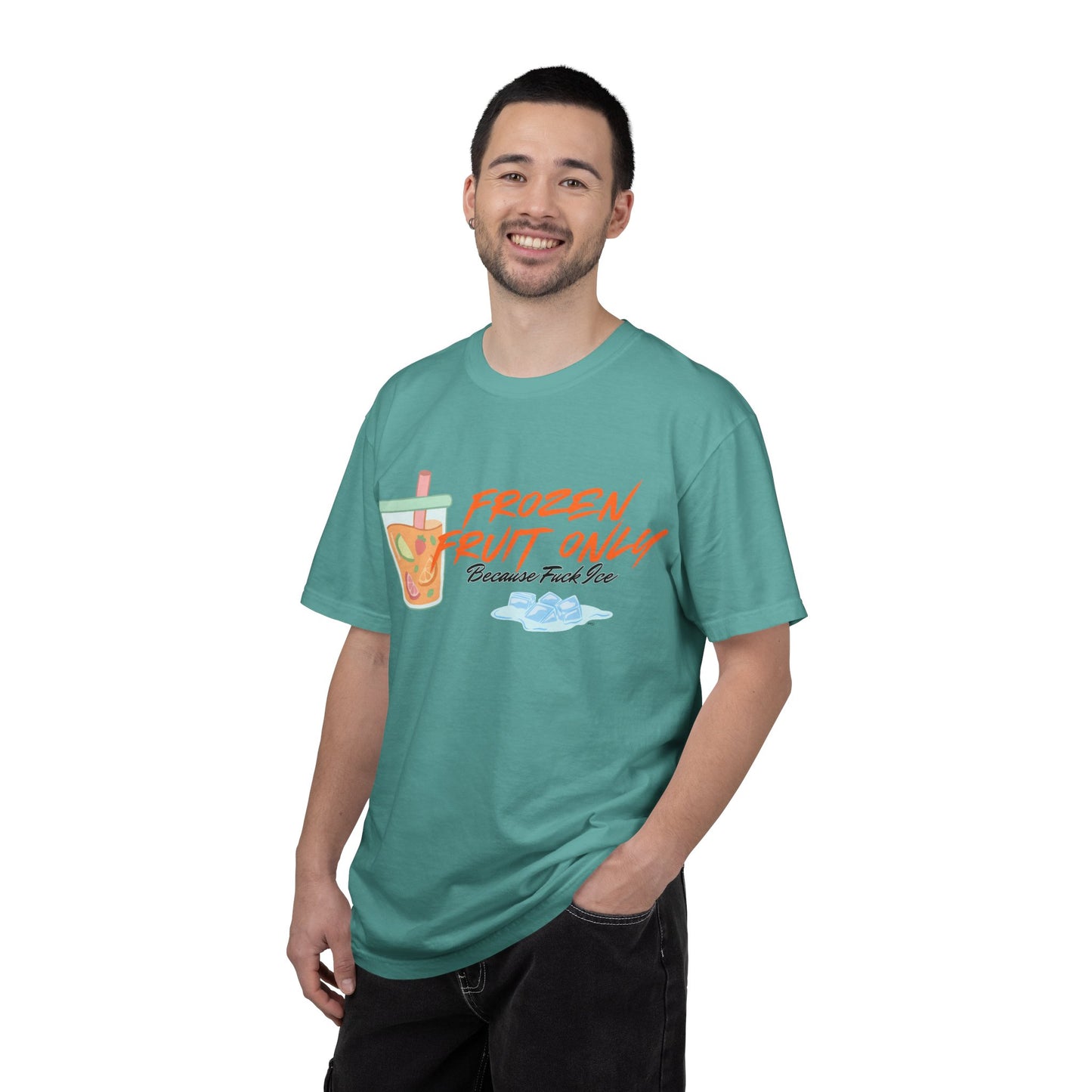 Fuck Ice T-shirt — Frozen Fruit Cup Graphic Tee