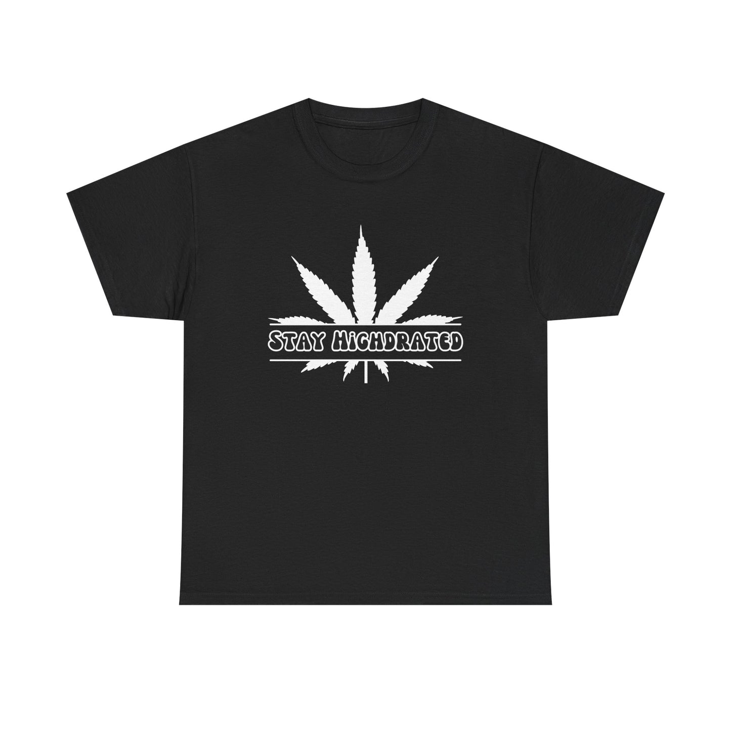 "Stay Highdrated Maple Leaf" Unisex Cotton Tee Shirt