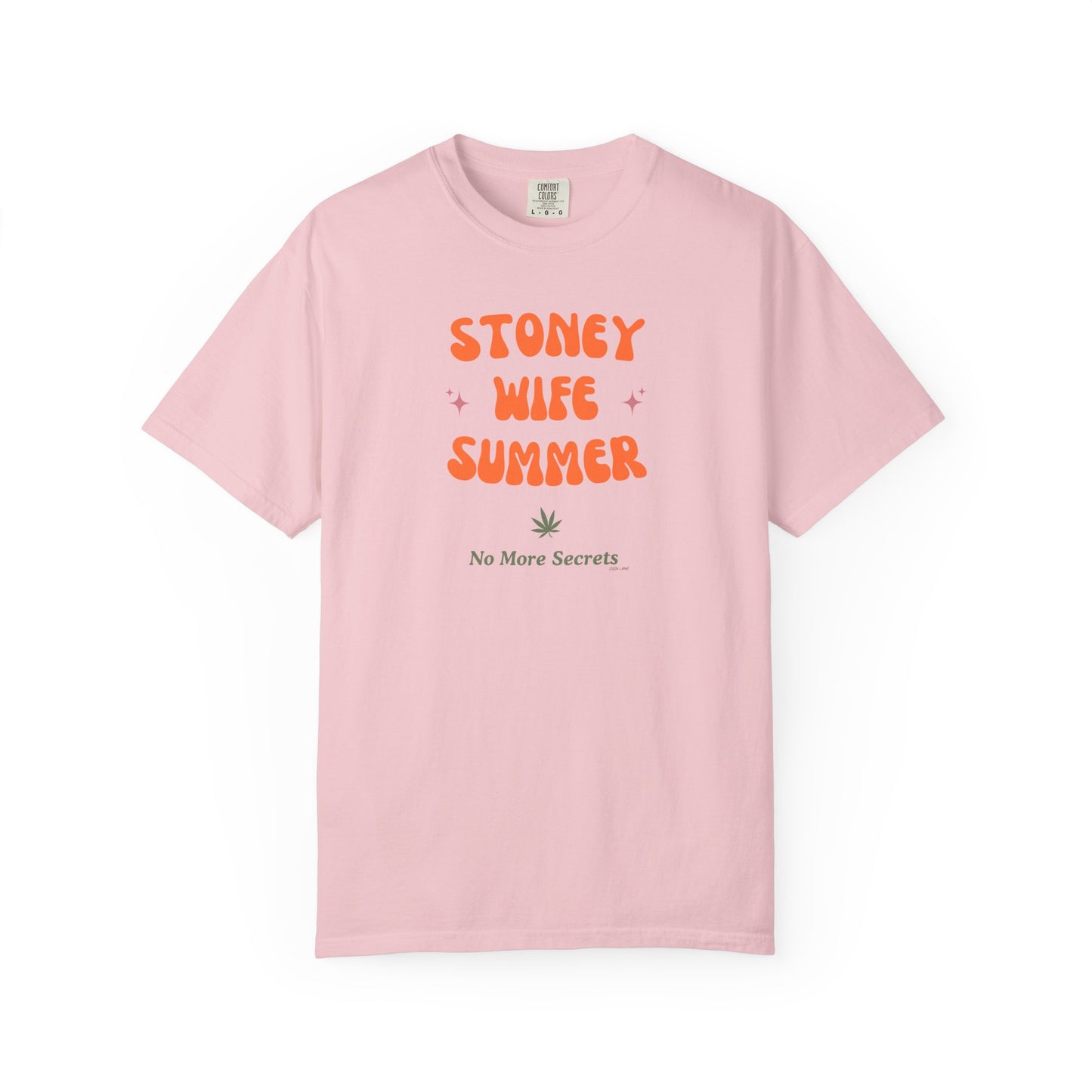 "SLOSW" Stoney Wife Summer Graphic T-shirt | The Secret Lives of Stoney Wives Podcast Merch | Retro Summer Comfort Colors Tee Shirt