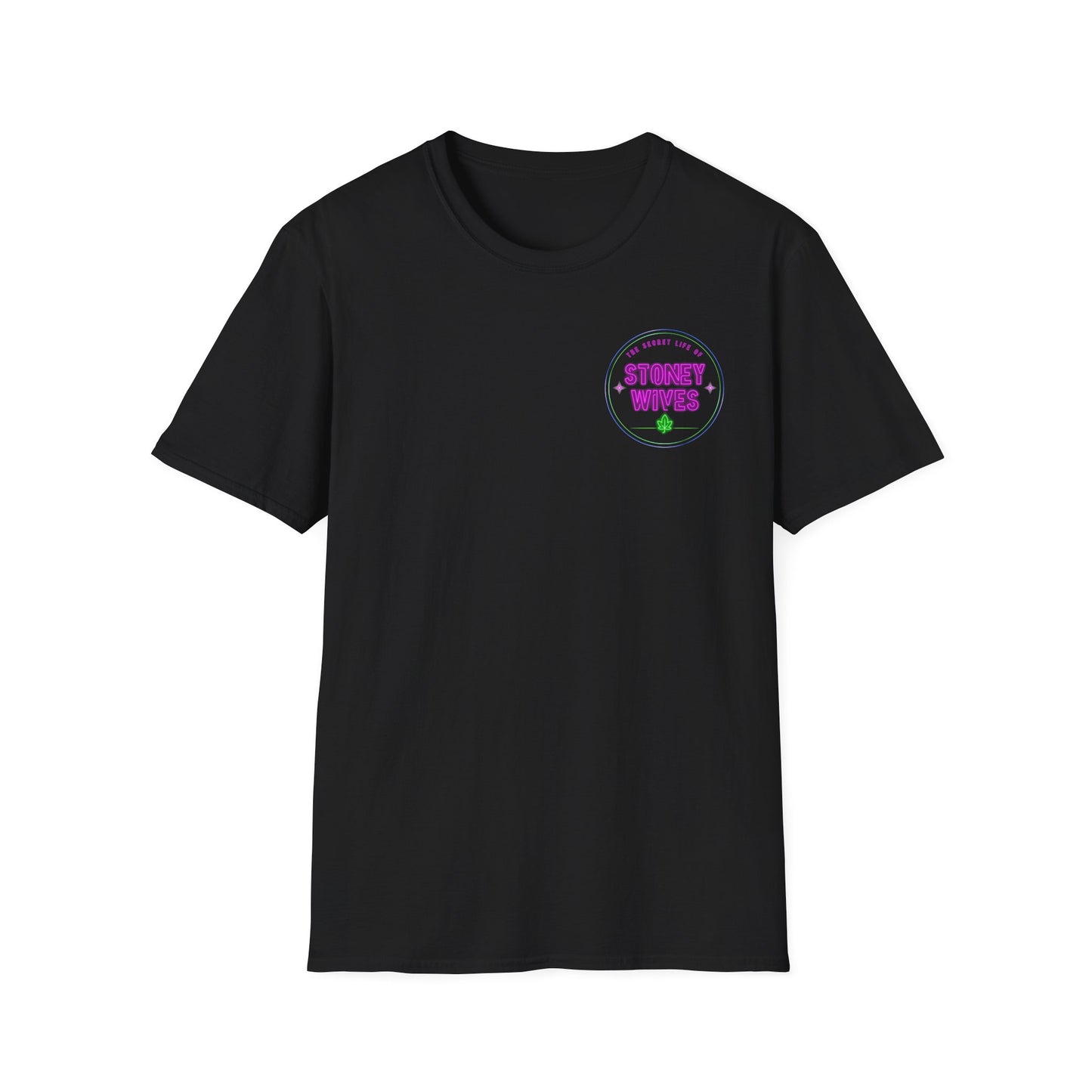 "SLOSW" Neon Logo Tee | The Secret Lives Of Stoney Wives Podcast Merch | T-Shirt