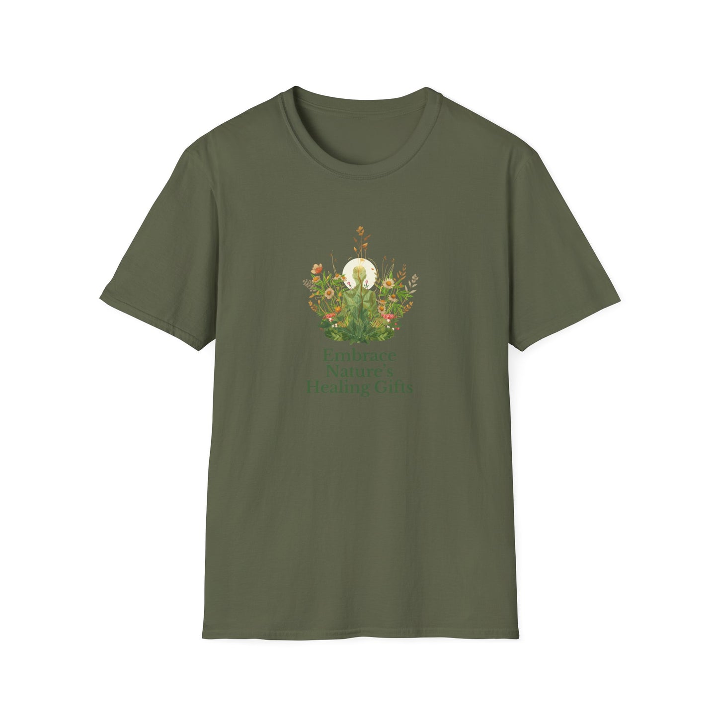 "Terps Heal" Embrace Nature’s Healing Gifts Graphic T-Shirt | Spiritual Wellness Tee | Unisex Nature Shirt