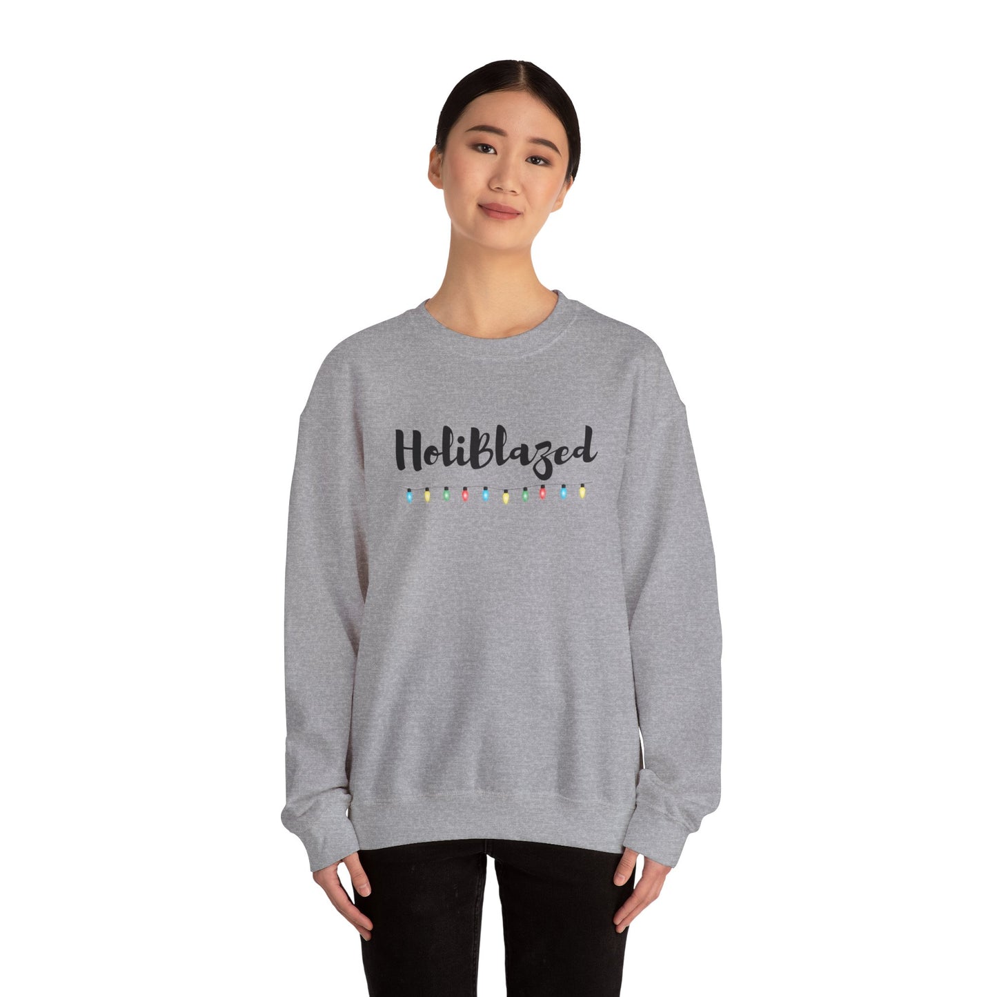 Holiblazed Unisex Heavy Blend Sweatshirt for Cozy Celebrations