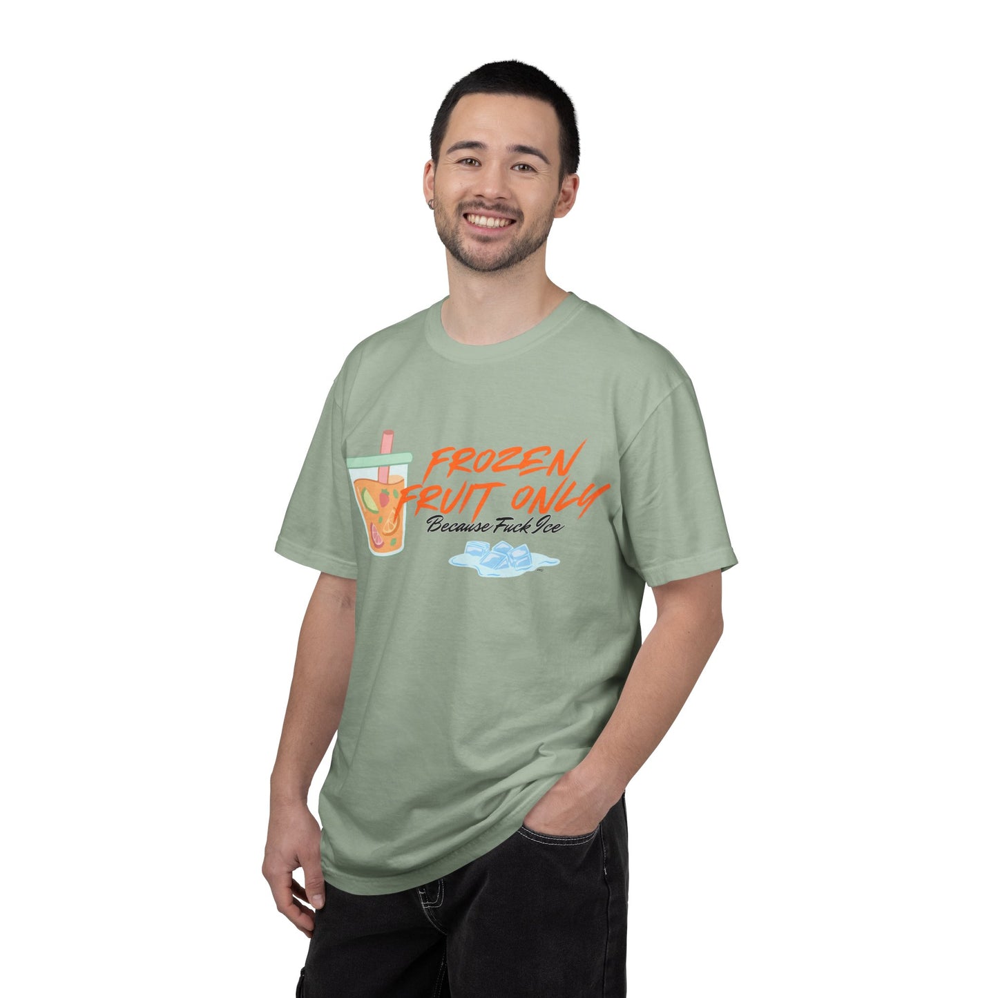 Fuck Ice T-shirt — Frozen Fruit Cup Graphic Tee