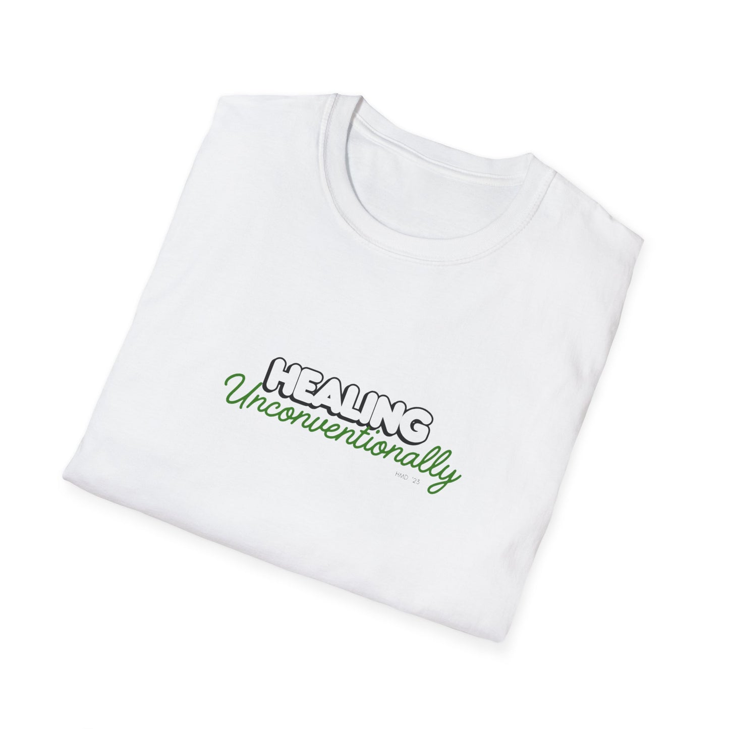 "Terps Heal"  Healing Unconventionally Shirt – Motivational Graphic Tee, Streetwear Mindset T-Shirt, Minimalist Healing Shirt, Unisex Softstyle Tee