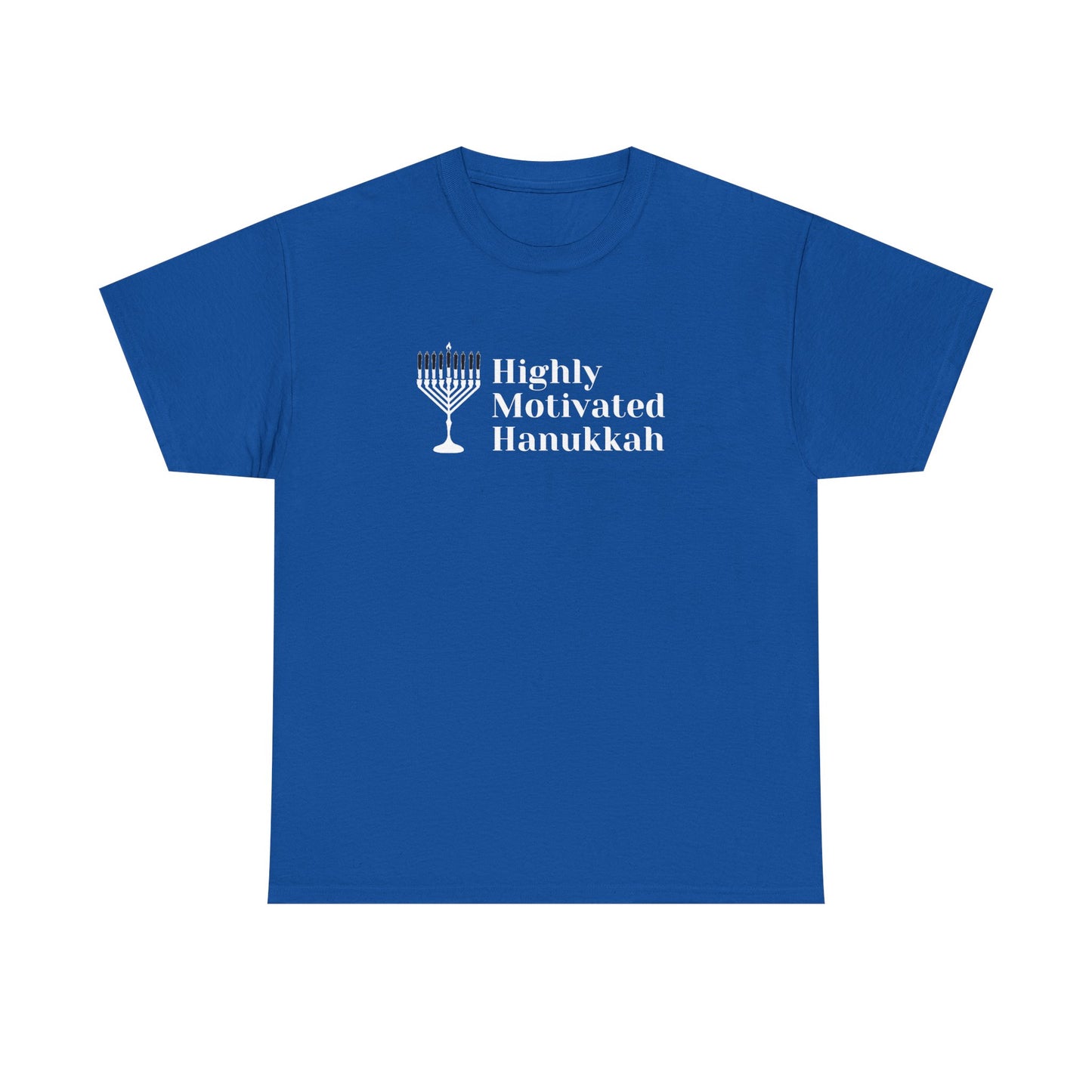 Highly Motivated Hanukkah Unisex Heavy Cotton Tee