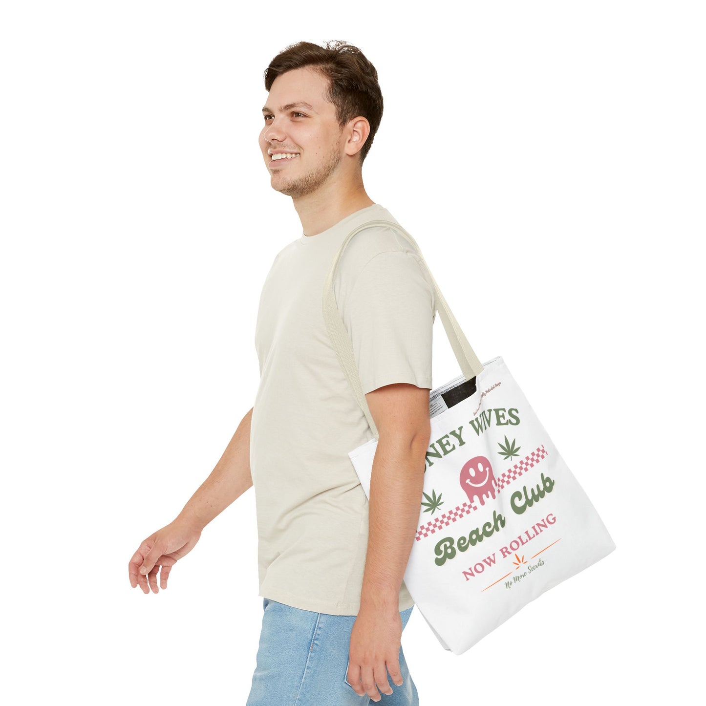 "SLOSW" Stoney Wives Beach Club Tote Bag | The Secret Lives of Stoney Wives Podcast Merch | Cute Canvas Beach & Everyday Tote