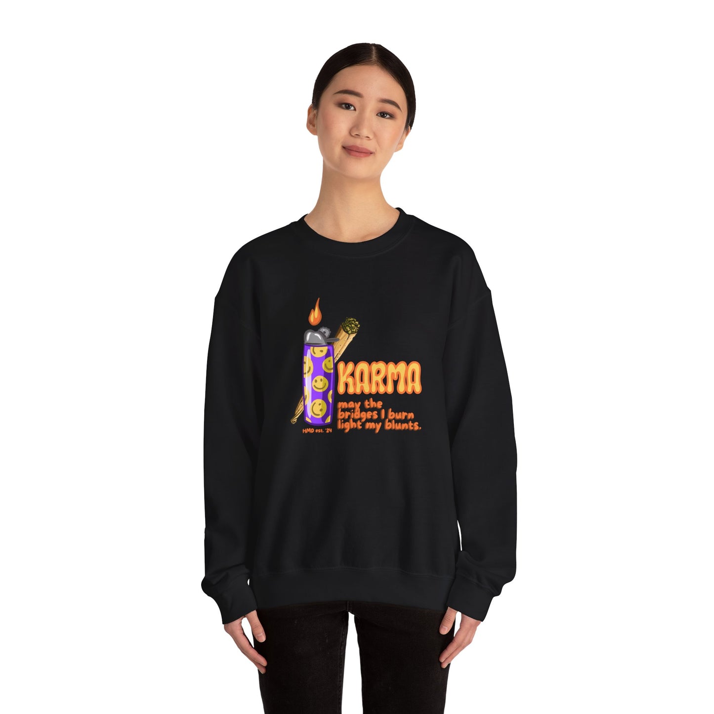 Karma Unisex Heavy Blend™ Crewneck Sweatshirt