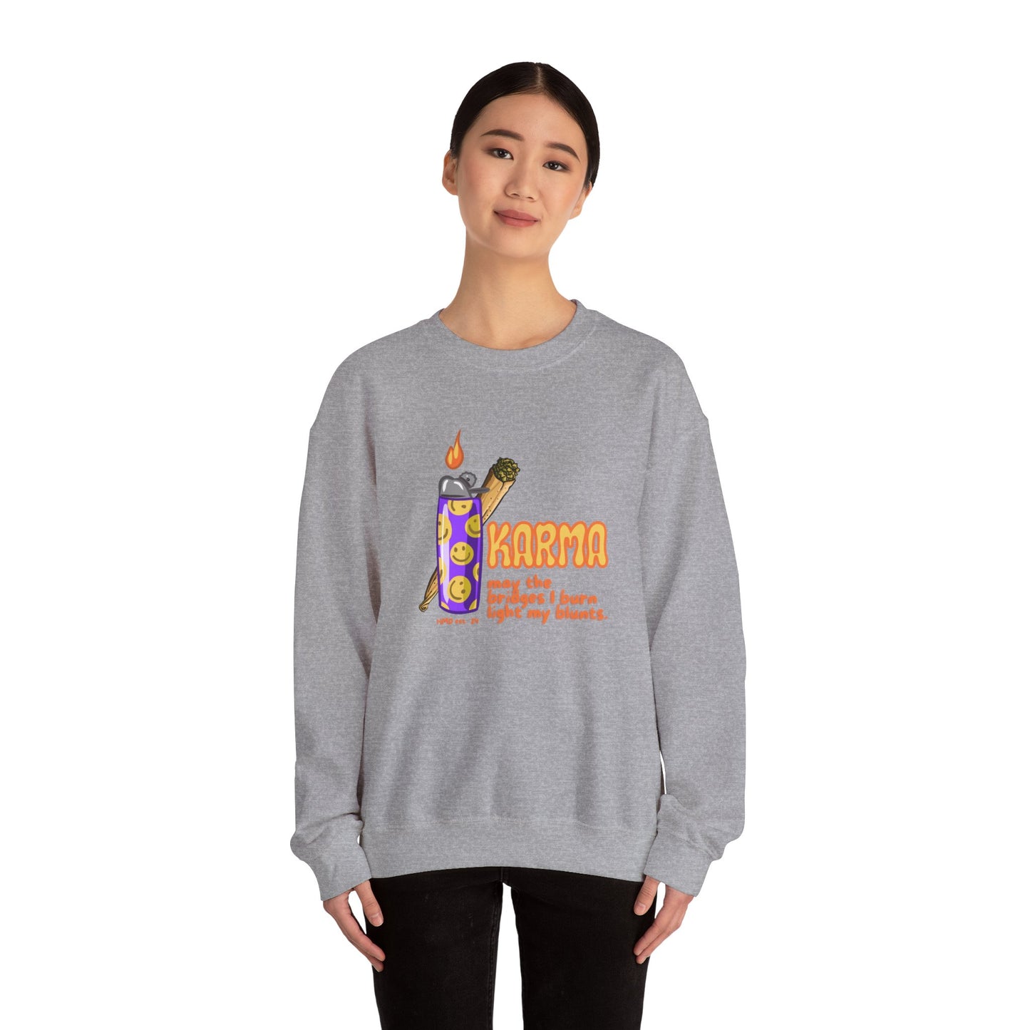 Karma Unisex Heavy Blend™ Crewneck Sweatshirt