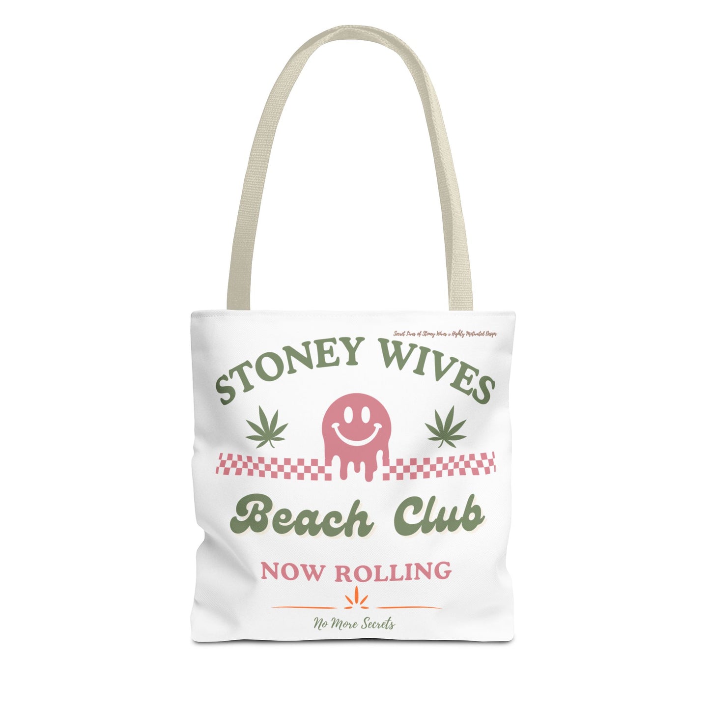 "SLOSW" Stoney Wives Beach Club Tote Bag | The Secret Lives of Stoney Wives Podcast Merch | Cute Canvas Beach & Everyday Tote