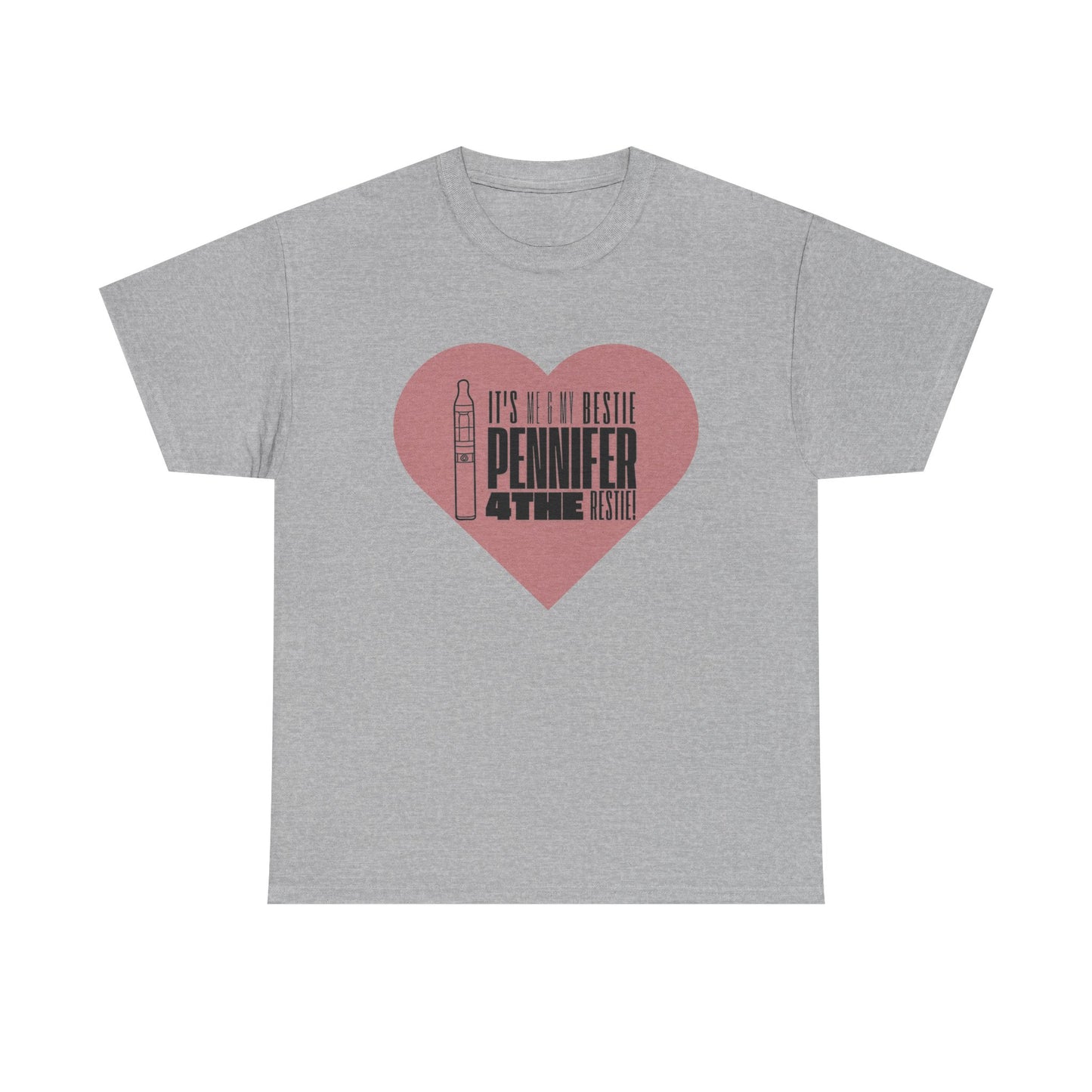 "I Heart Pennifer" Unisex Heavy Cotton Tee - Fun Graphic Shirt for Couples