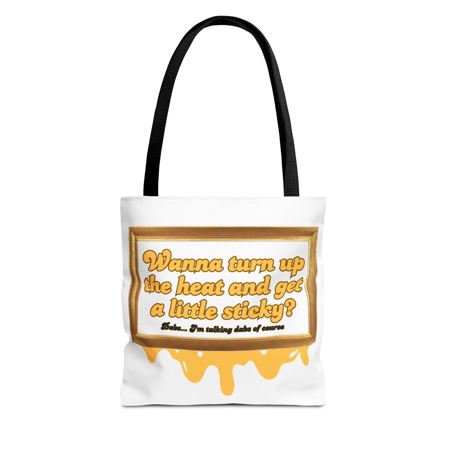 Dabs Tote Bag - Bold and Playful Cannabis Concentrate Design