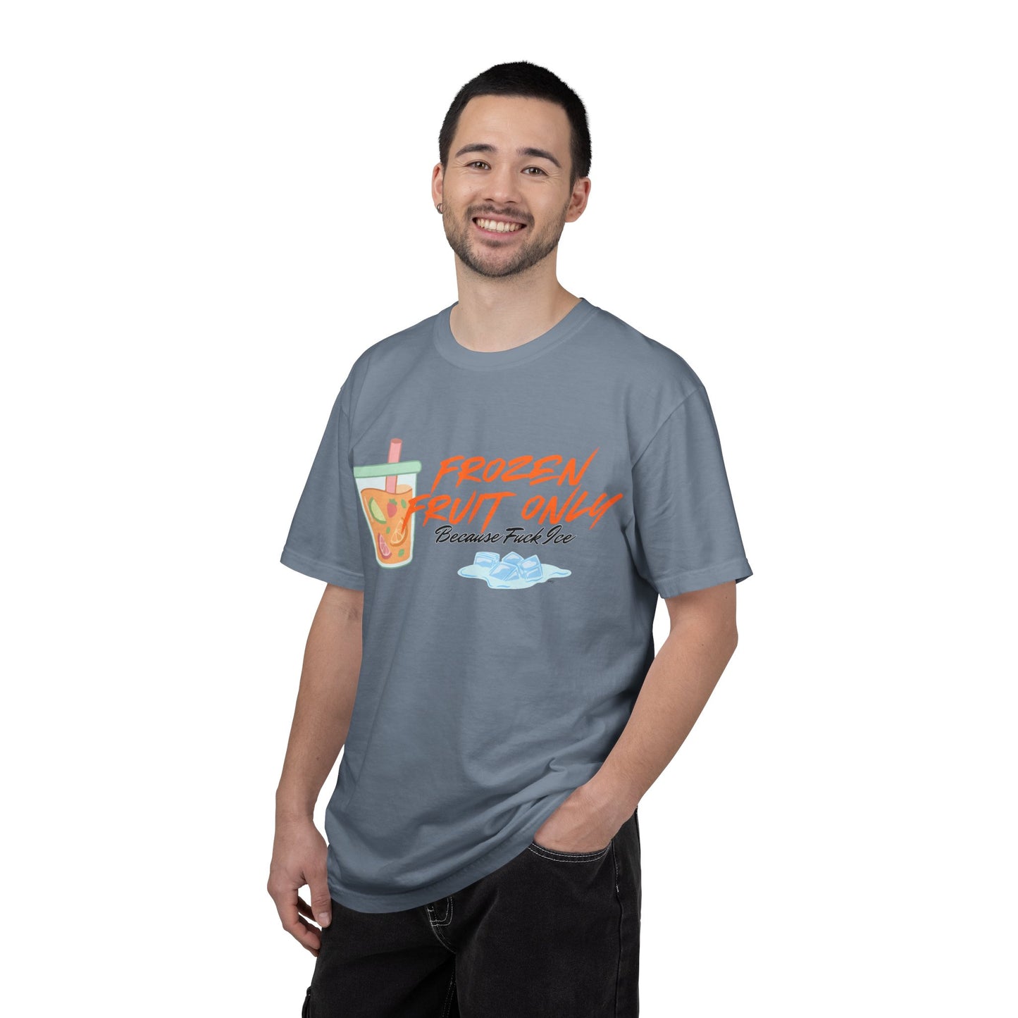 Fuck Ice T-shirt — Frozen Fruit Cup Graphic Tee