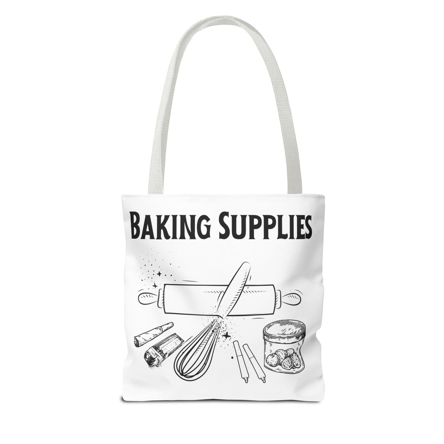 Baking Supplies Tote Bag - Perfect for Bakers and Cooking Enthusiasts