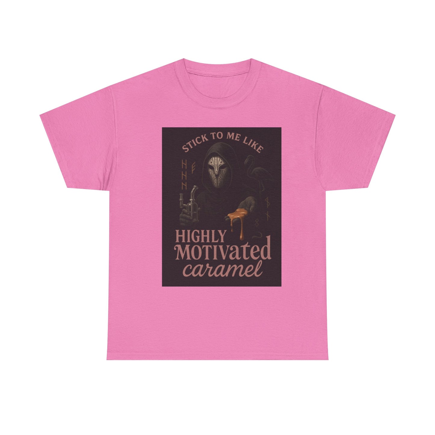 Stick to Me Like Highly Motivated Caramel – Sleep Token-Inspired Dab T-Shirt