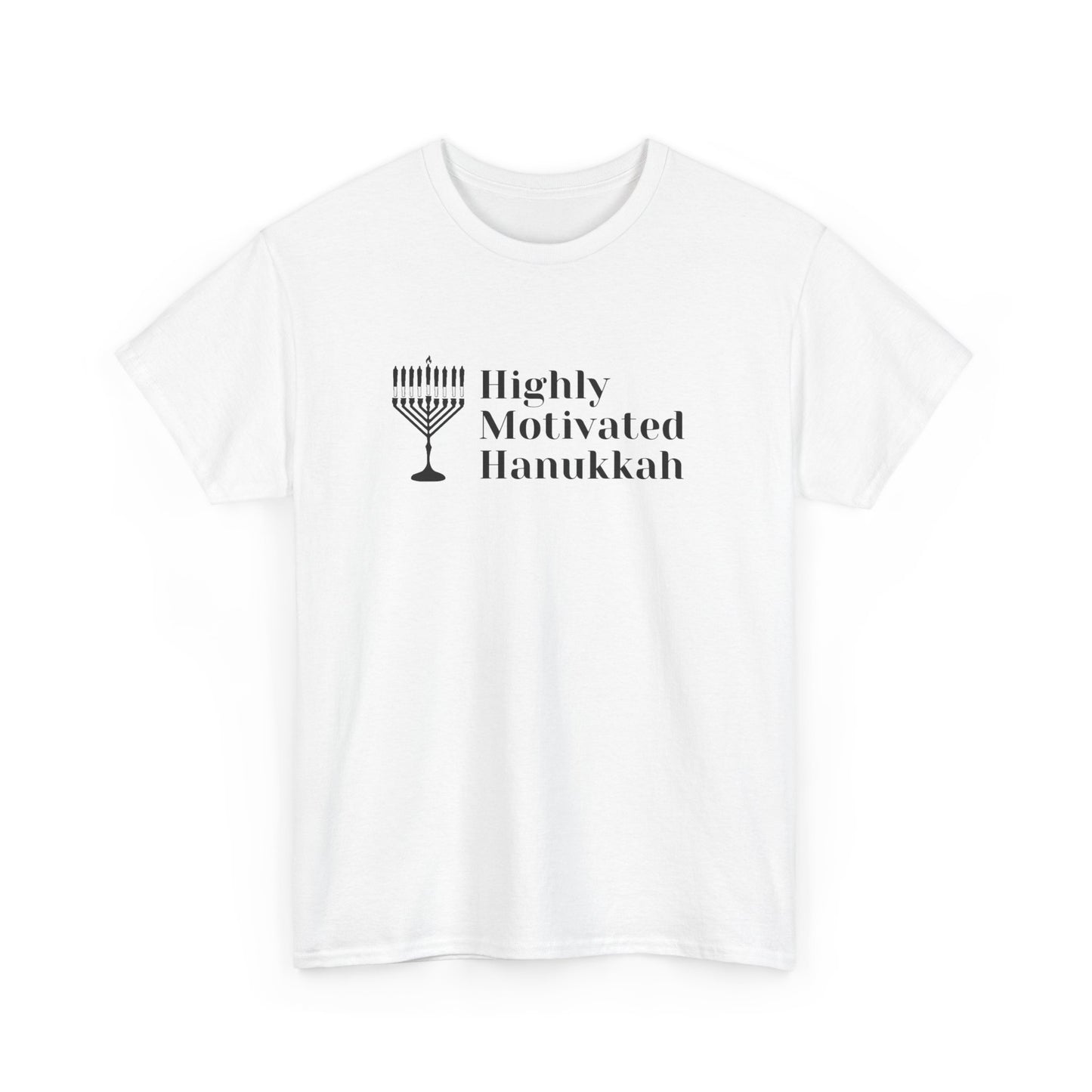 Highly Motivated Hanukkah Unisex Heavy Cotton Tee