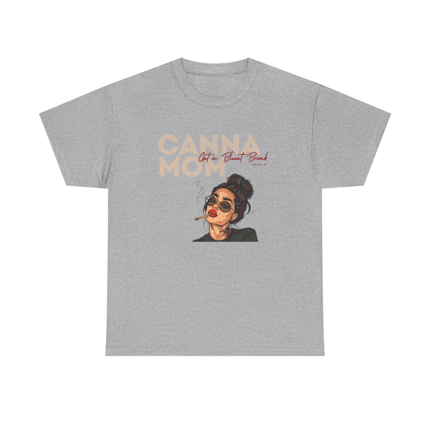 Cannamom Blunt Break Premium Unisex Gildan Heavy Cotton Tee Shirt