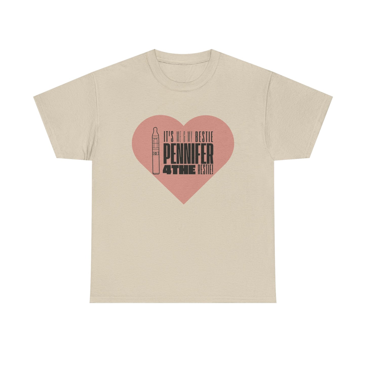 "I Heart Pennifer" Unisex Heavy Cotton Tee - Fun Graphic Shirt for Couples