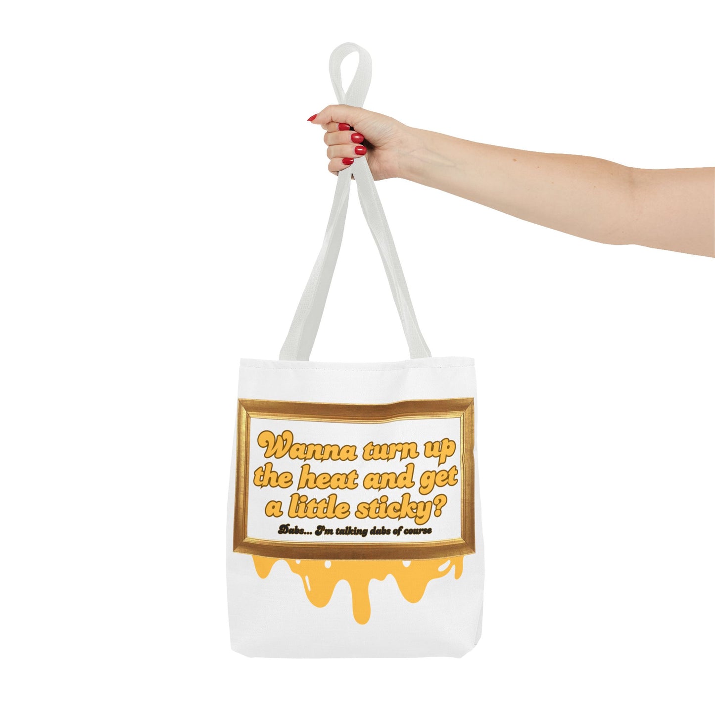 Dabs Tote Bag - Bold and Playful Cannabis Concentrate Design