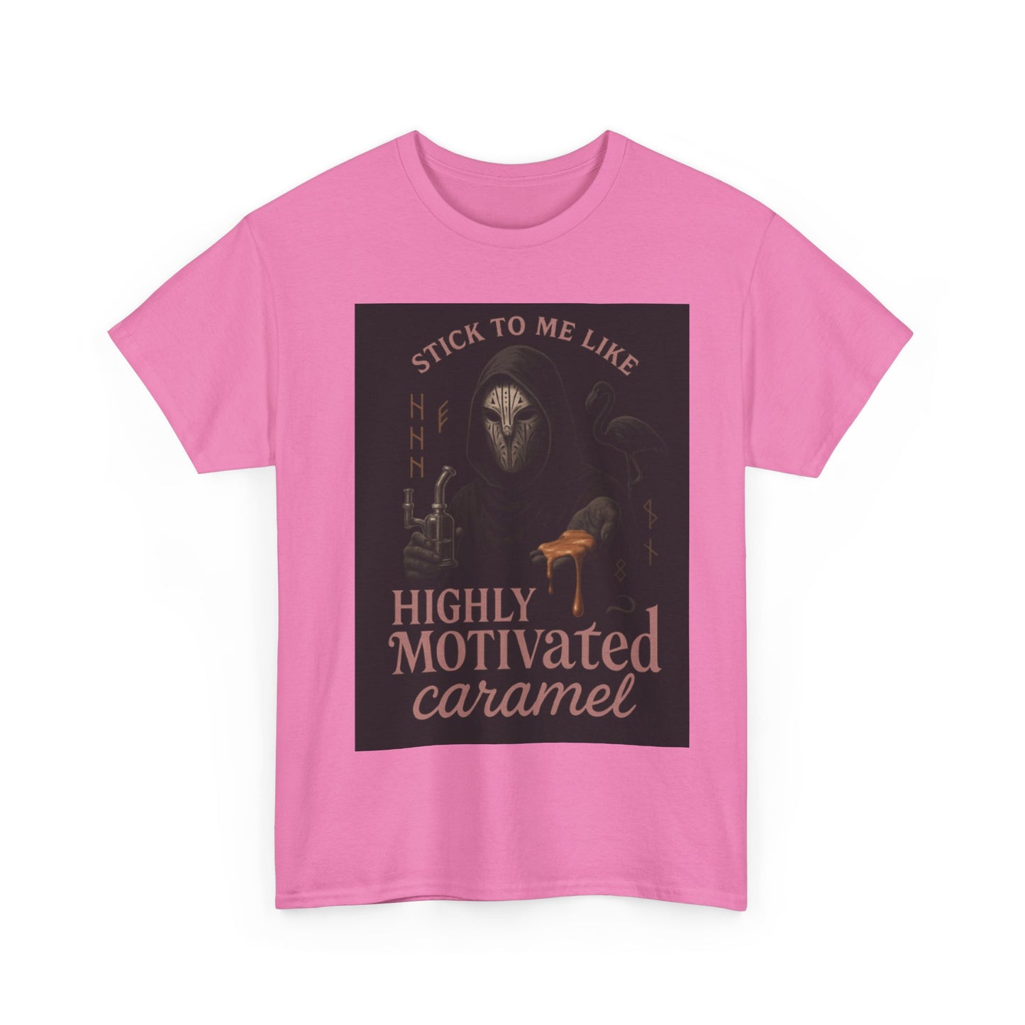 Stick to Me Like Highly Motivated Caramel – Sleep Token-Inspired Dab T-Shirt