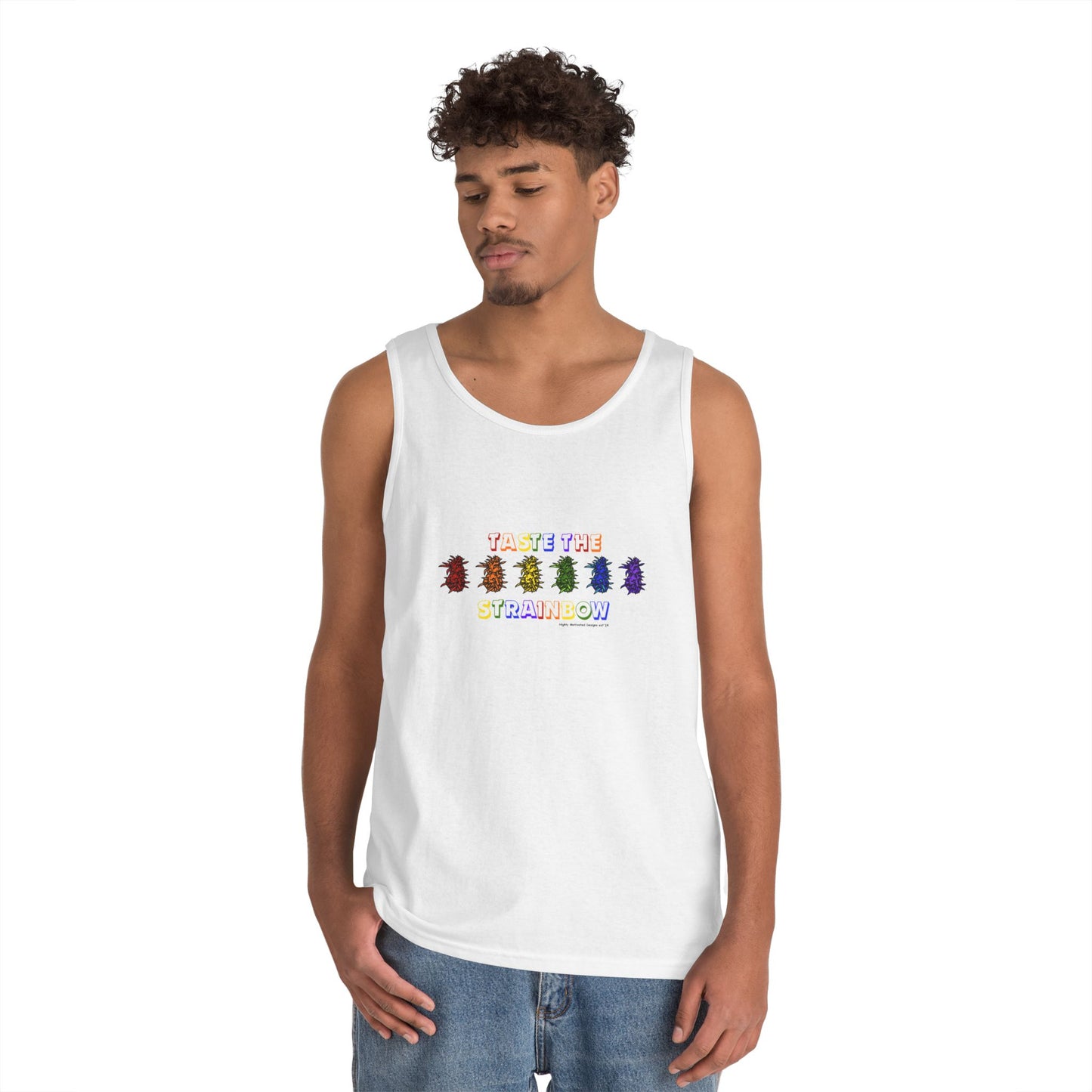 "Taste the Strainbow" Unisex Heavy Cotton Tank Top