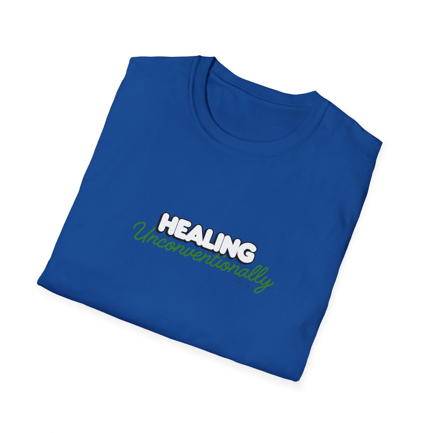 "Terps Heal"  Healing Unconventionally Shirt – Motivational Graphic Tee, Streetwear Mindset T-Shirt, Minimalist Healing Shirt, Unisex Softstyle Tee