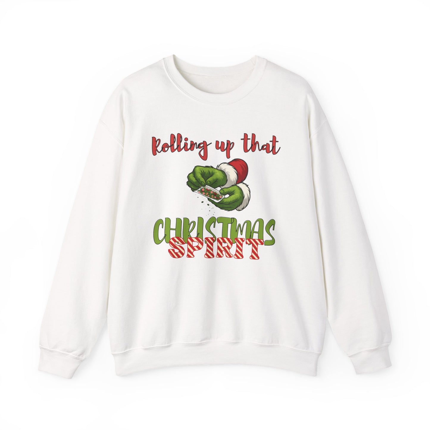 Rolling up the Christmas Spirit Unisex Crewneck Sweatshirt