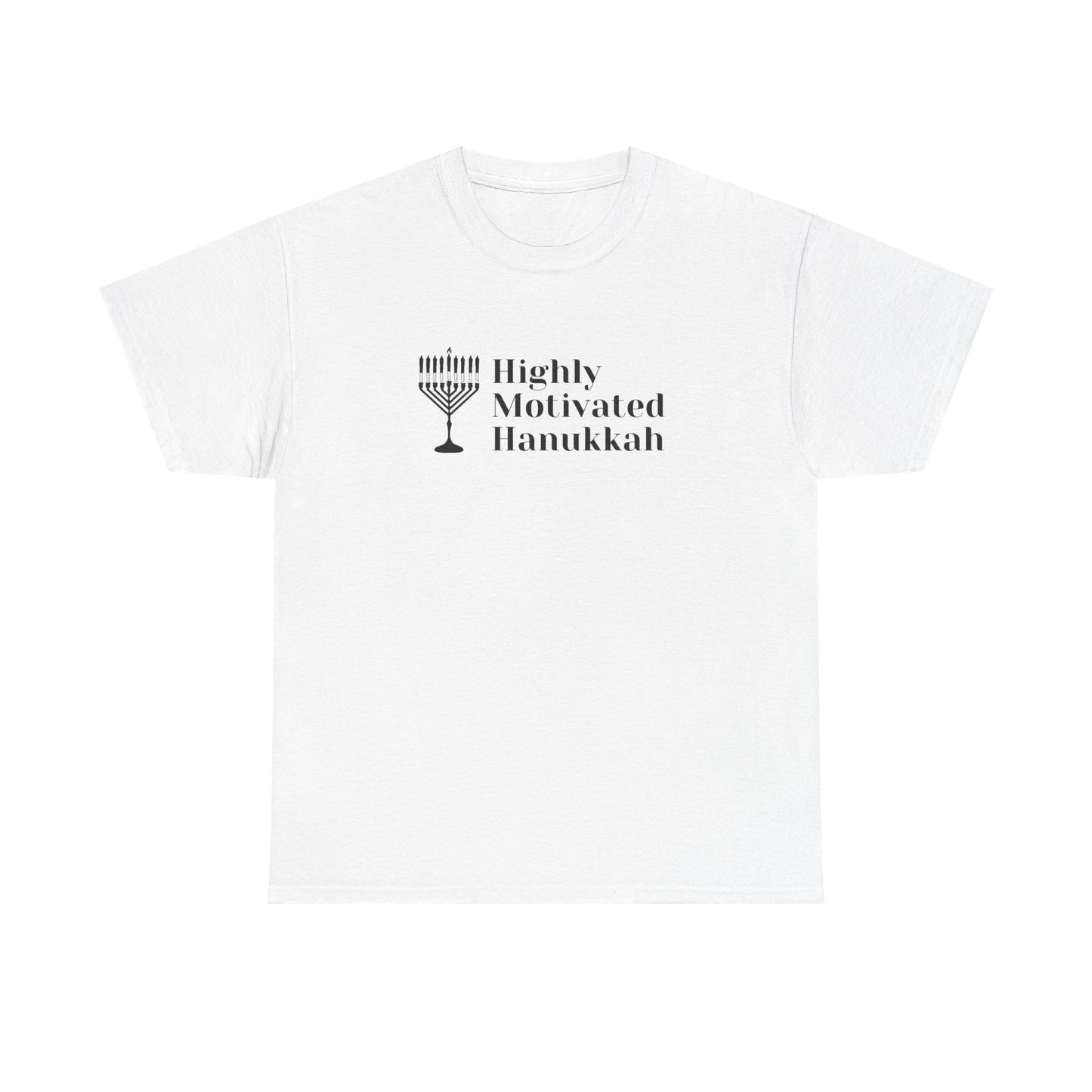 Highly Motivated Hanukkah Unisex Heavy Cotton Tee