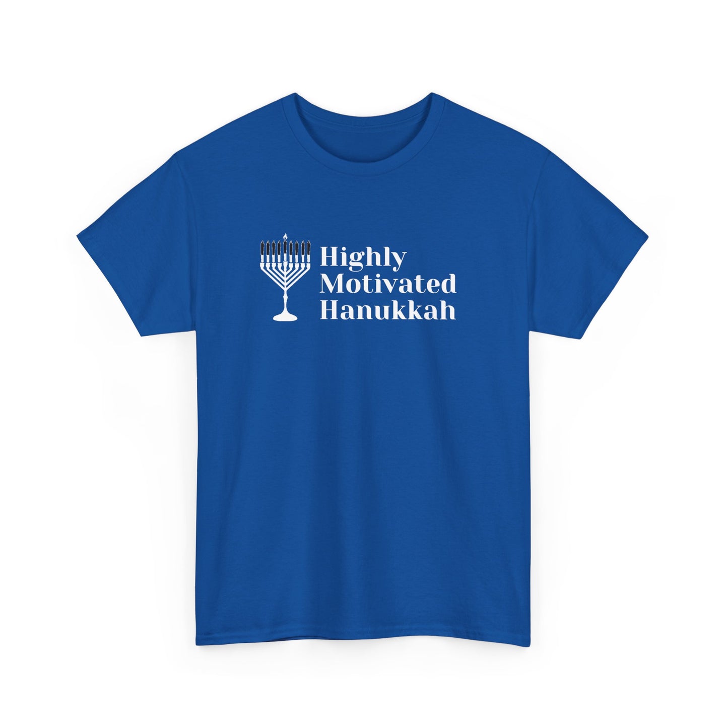 Highly Motivated Hanukkah Unisex Heavy Cotton Tee