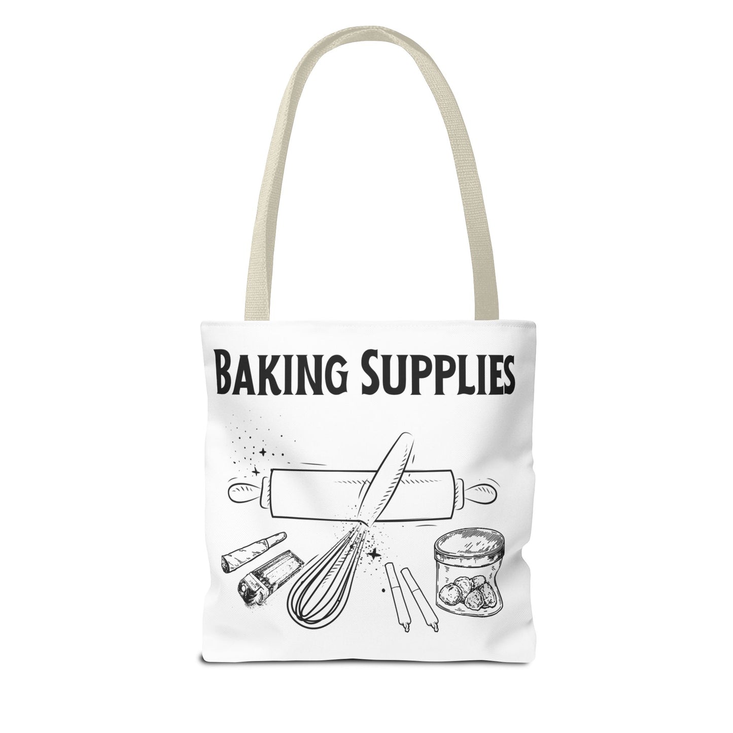 Baking Supplies Tote Bag - Perfect for Bakers and Cooking Enthusiasts