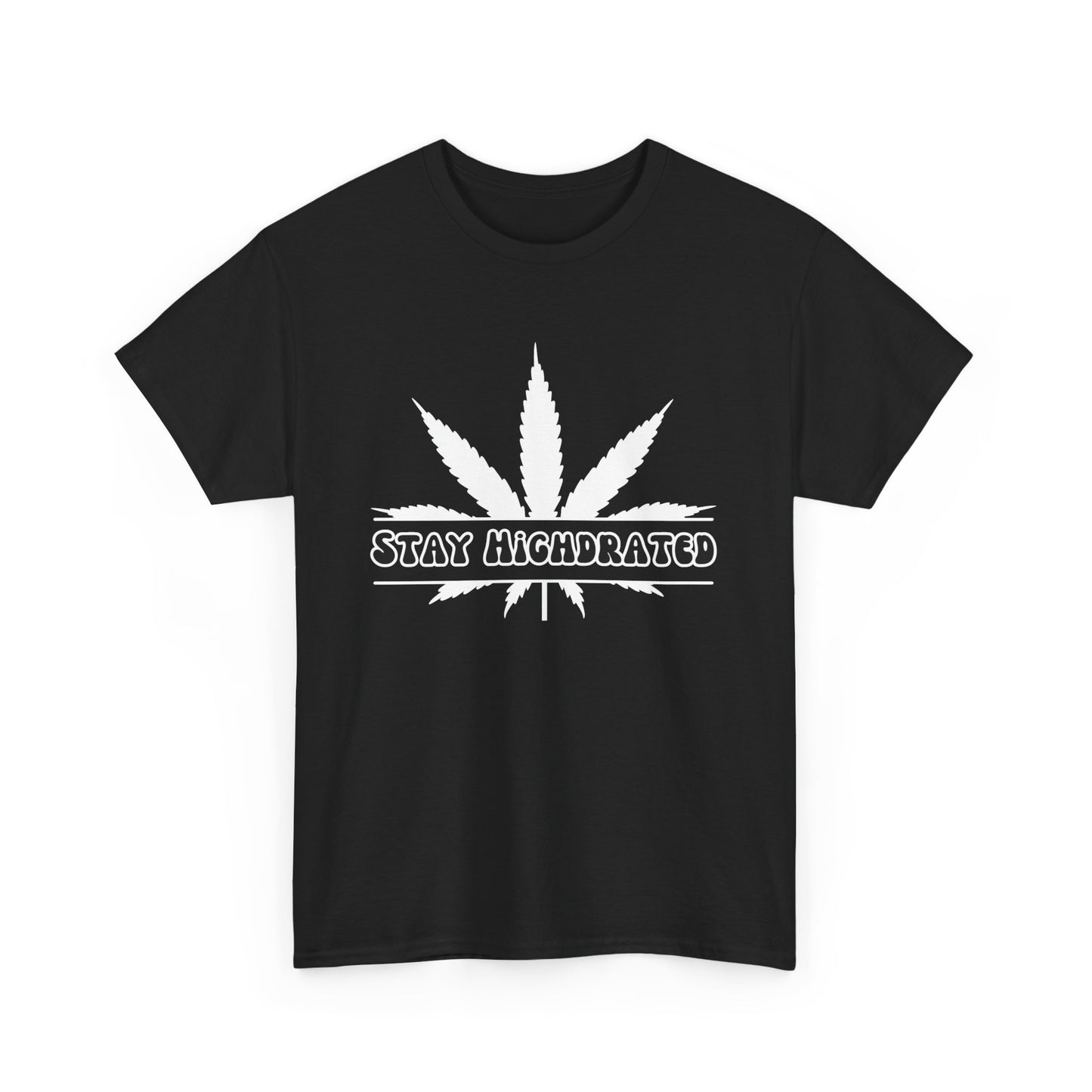 "Stay Highdrated Maple Leaf" Unisex Cotton Tee Shirt