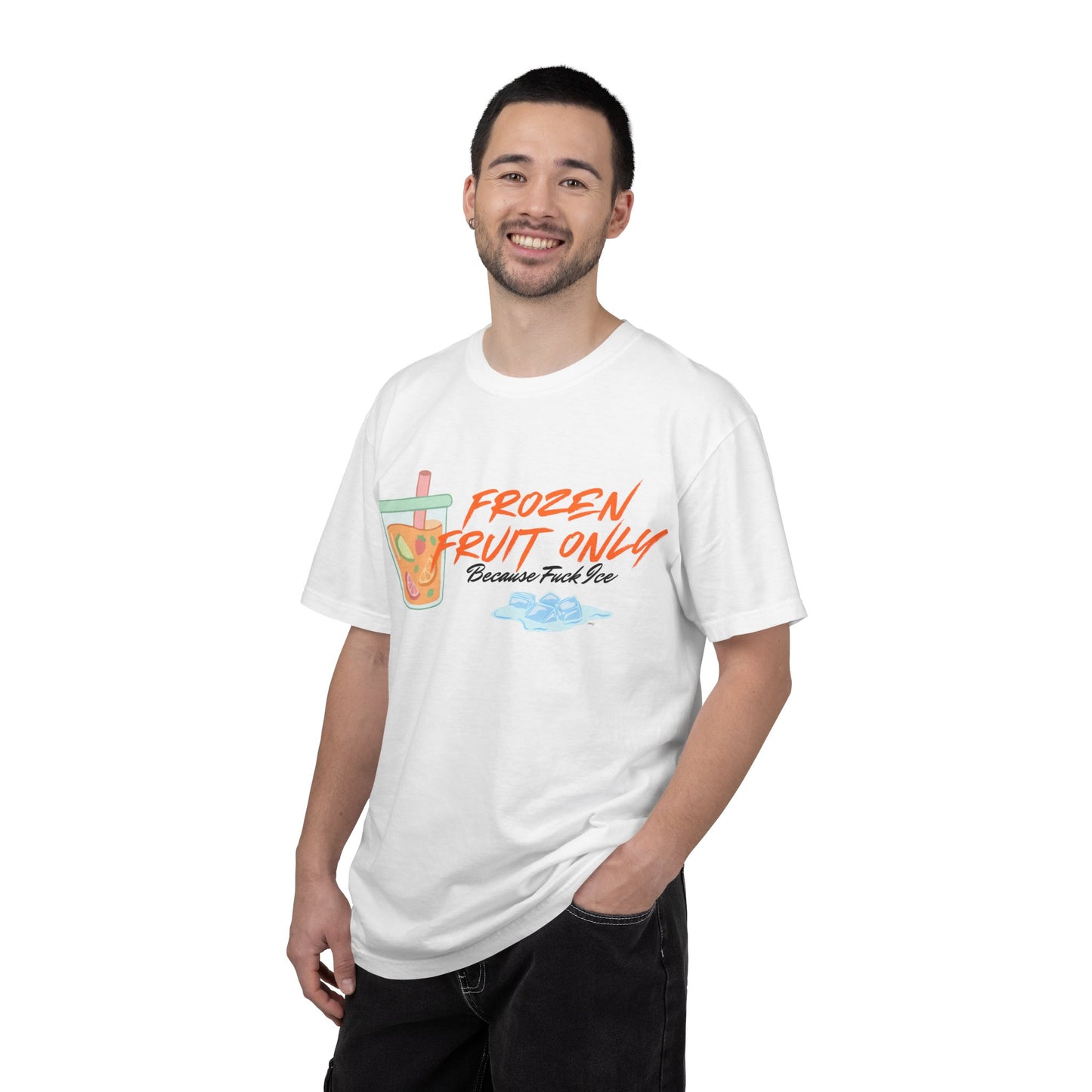 Fuck Ice T-shirt — Frozen Fruit Cup Graphic Tee