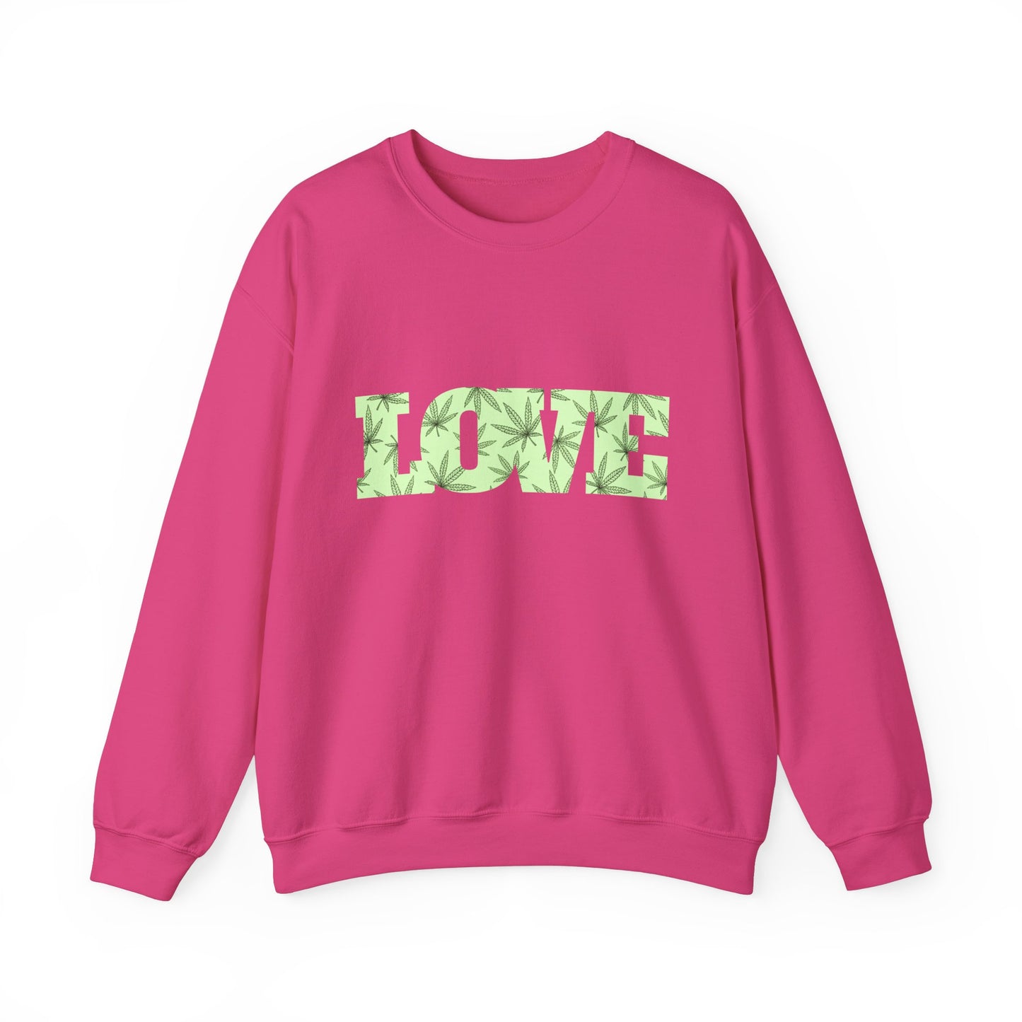 LOVE Cannabis Unisex Crewneck Sweatshirt