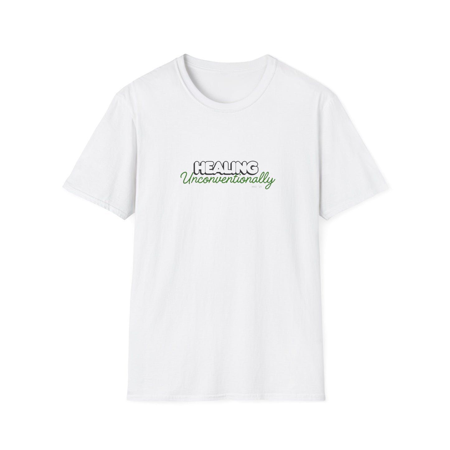 "Terps Heal"  Healing Unconventionally Shirt – Motivational Graphic Tee, Streetwear Mindset T-Shirt, Minimalist Healing Shirt, Unisex Softstyle Tee