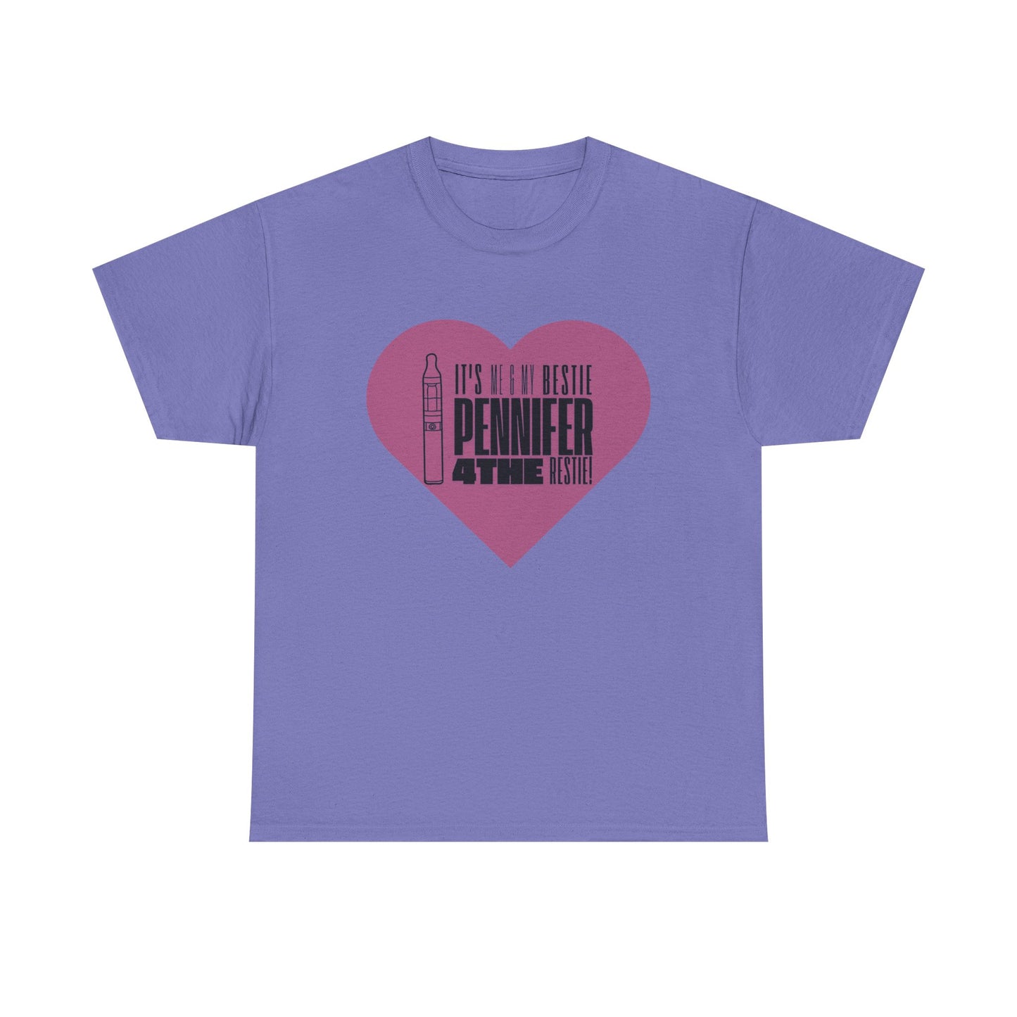 "I Heart Pennifer" Unisex Heavy Cotton Tee - Fun Graphic Shirt for Couples