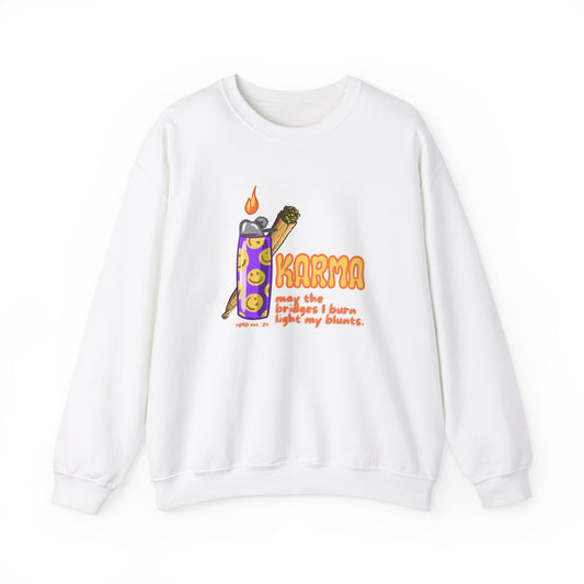 Karma Unisex Heavy Blend™ Crewneck Sweatshirt