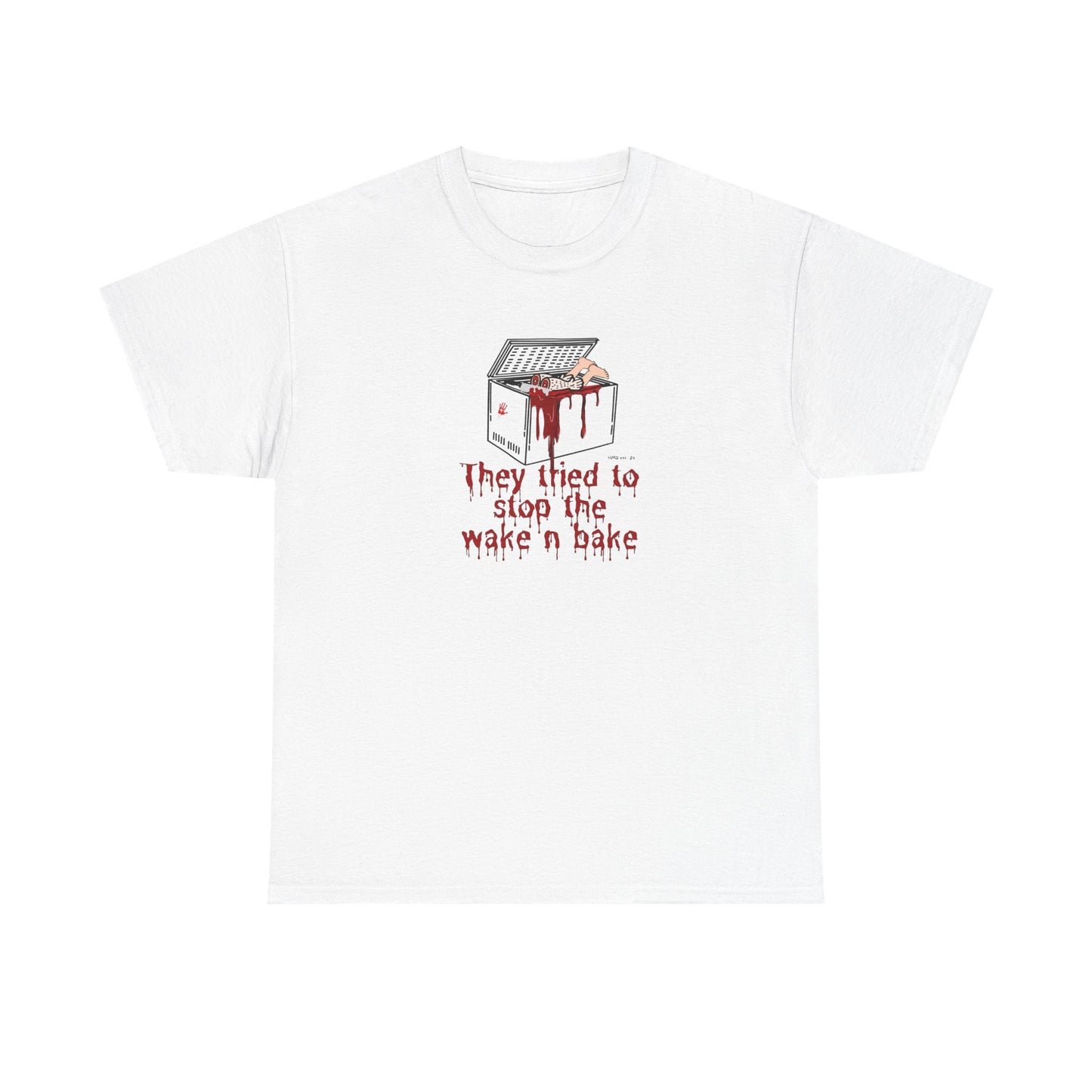 Dont stop the wake n bake Premium Unisex Gildan Heavy Cotton Tee Shirt