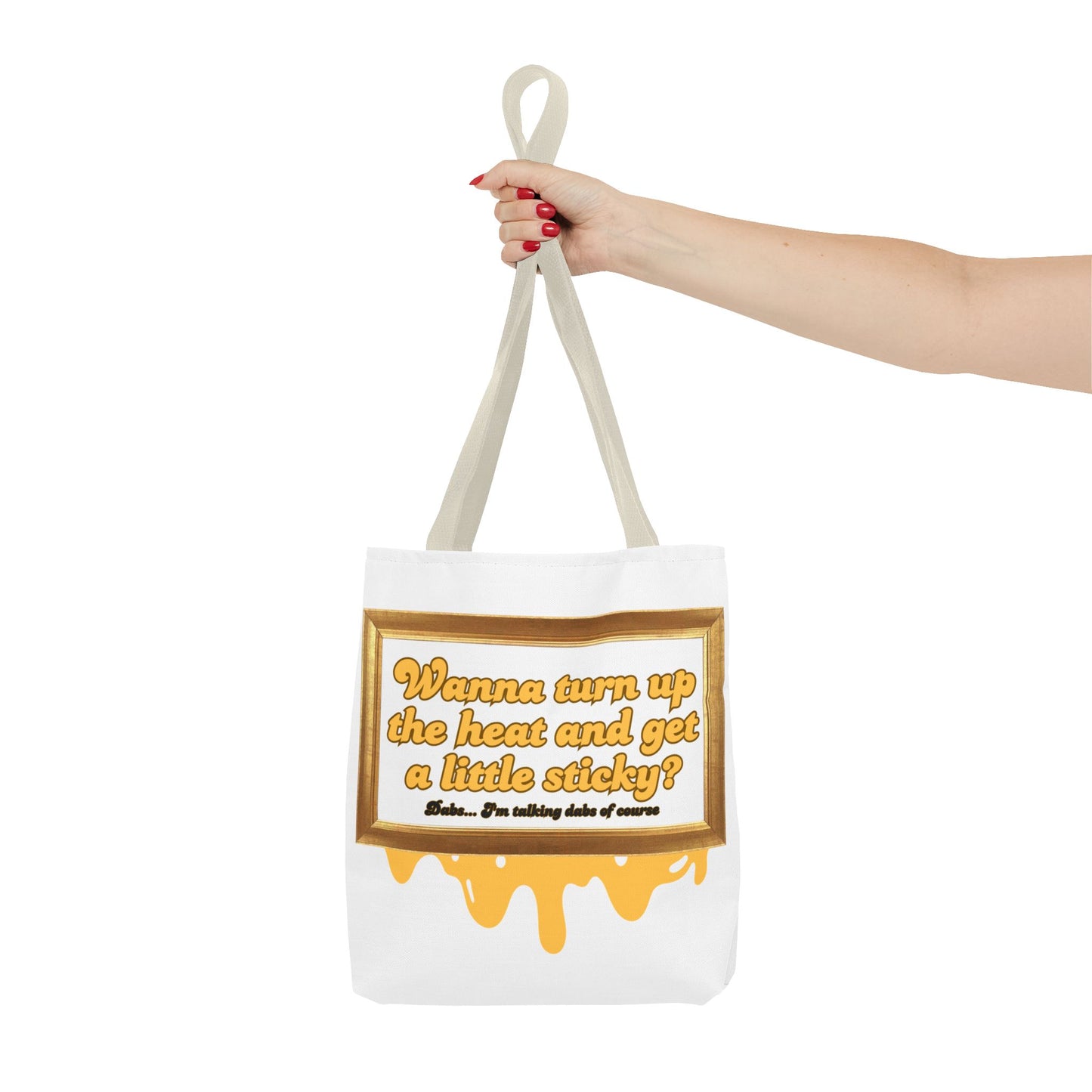 Dabs Tote Bag - Bold and Playful Cannabis Concentrate Design