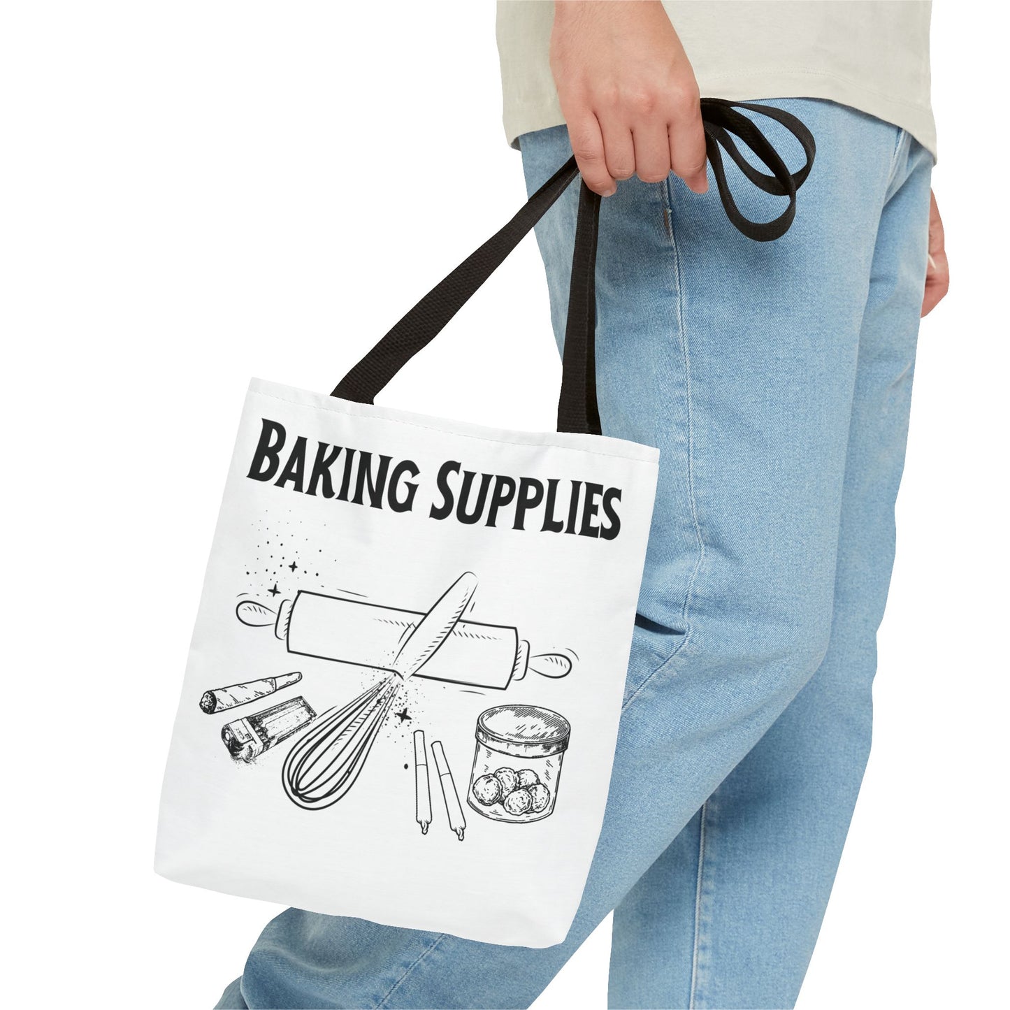 Baking Supplies Tote Bag - Perfect for Bakers and Cooking Enthusiasts