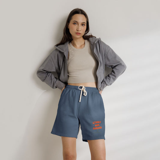 "SLOSW” Stoney Wife Summer | Sweat Shorts | The Secret Lives of Stoney Wives Podcast Merch | Unisex Garment-Dyed Lightweight Fleece Shorts
