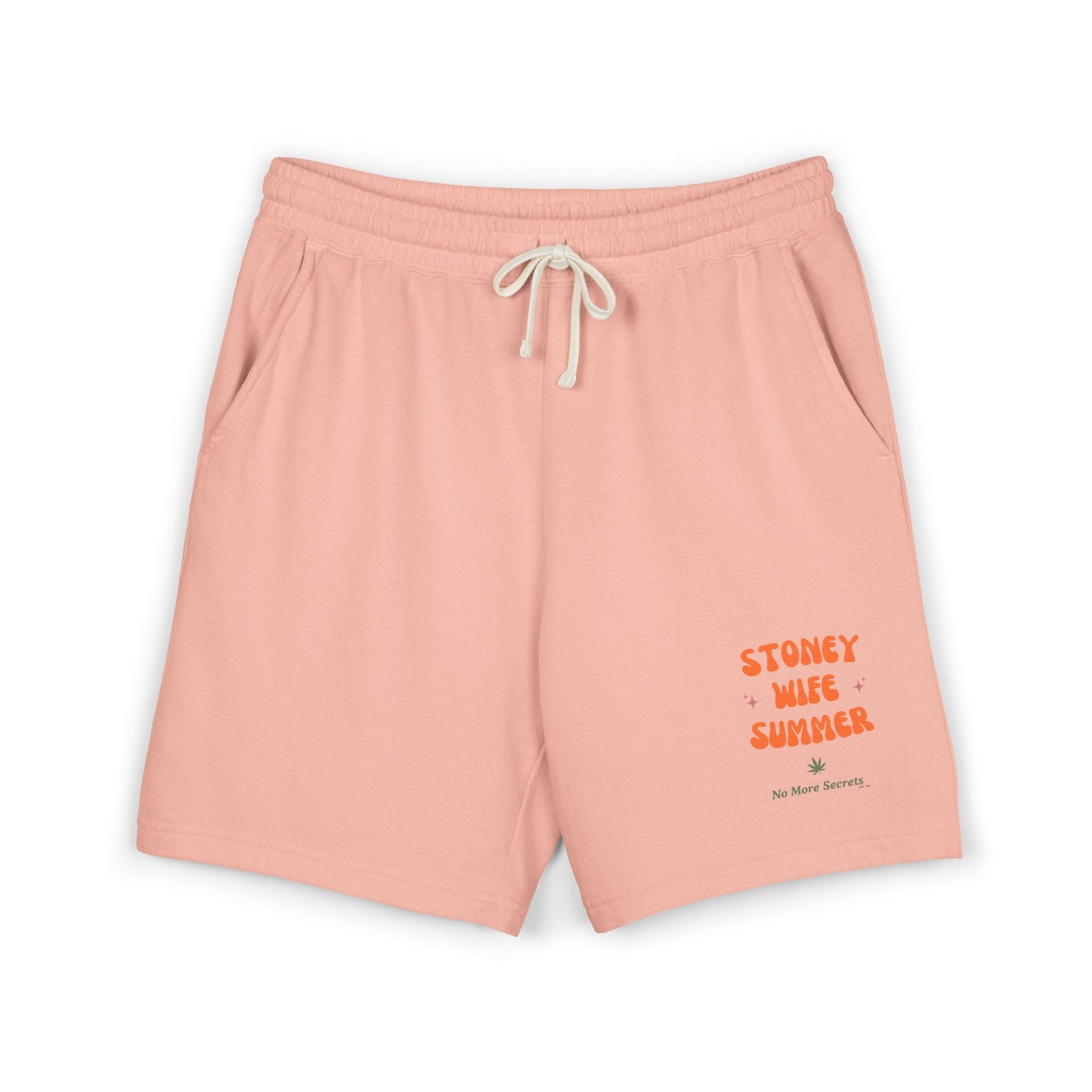 "SLOSW” Stoney Wife Summer | Sweat Shorts | The Secret Lives of Stoney Wives Podcast Merch | Unisex Garment-Dyed Lightweight Fleece Shorts