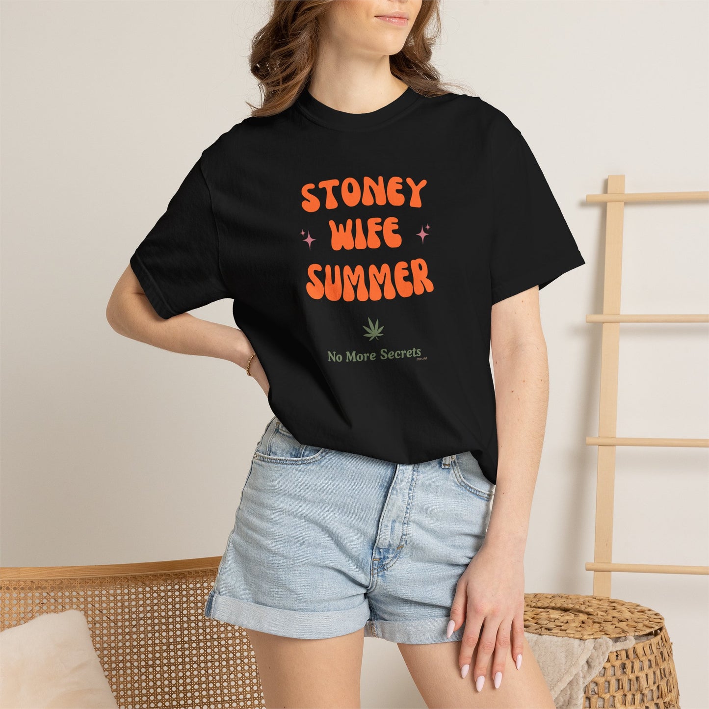 "SLOSW" Stoney Wife Summer Graphic T-shirt | The Secret Lives of Stoney Wives Podcast Merch | Retro Summer Comfort Colors Tee Shirt