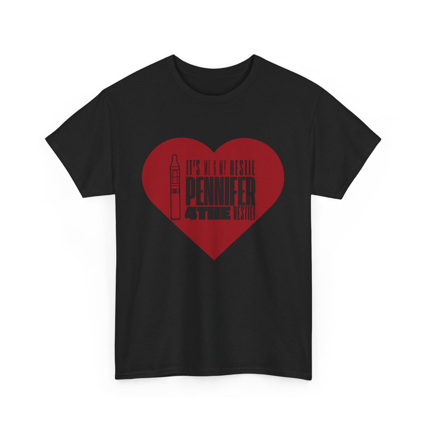 "I Heart Pennifer" Unisex Heavy Cotton Tee - Fun Graphic Shirt for Couples