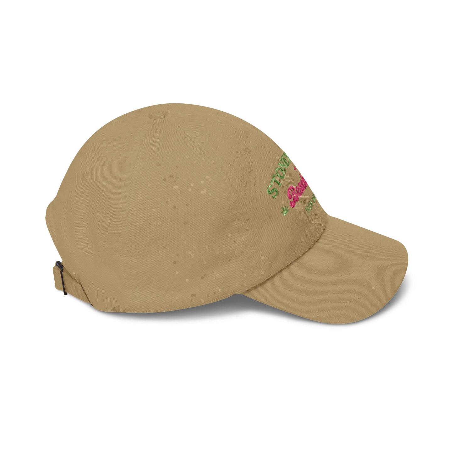 "SLOSW" Stoney Wives Beach Club Dad Hat | Embroidered Podcast Merch Baseball Cap | The Secret Lives of Stoney Wives | Vintage Cotton Golf Cap | Golf Course Casual Wear