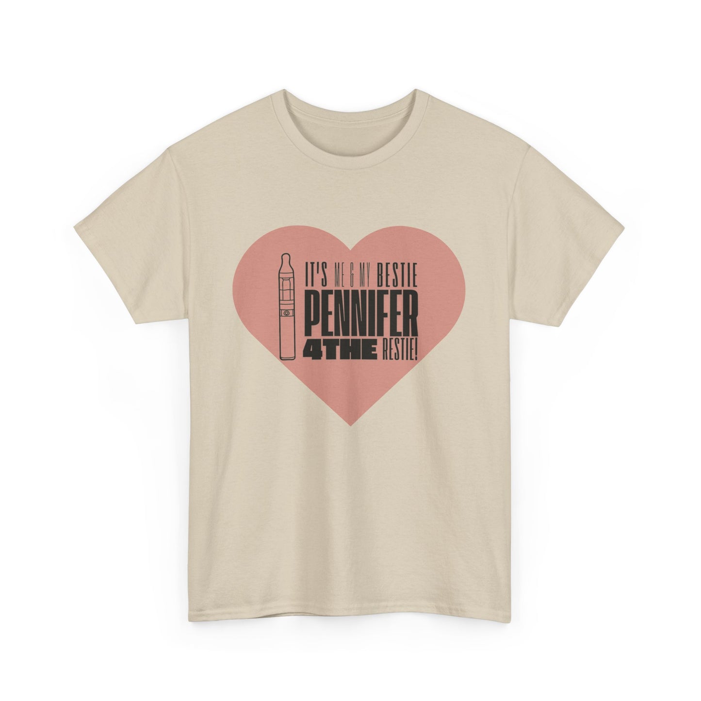 "I Heart Pennifer" Unisex Heavy Cotton Tee - Fun Graphic Shirt for Couples