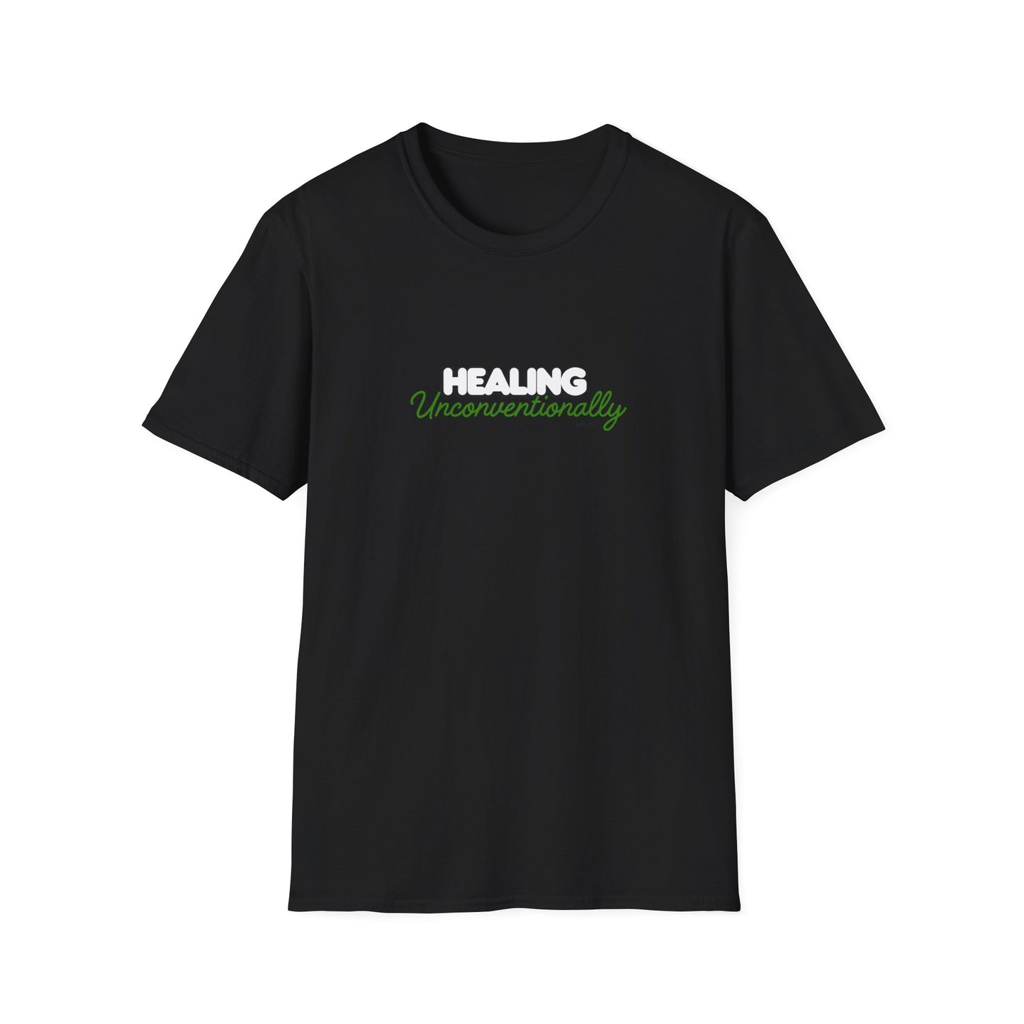 "Terps Heal"  Healing Unconventionally Shirt – Motivational Graphic Tee, Streetwear Mindset T-Shirt, Minimalist Healing Shirt, Unisex Softstyle Tee