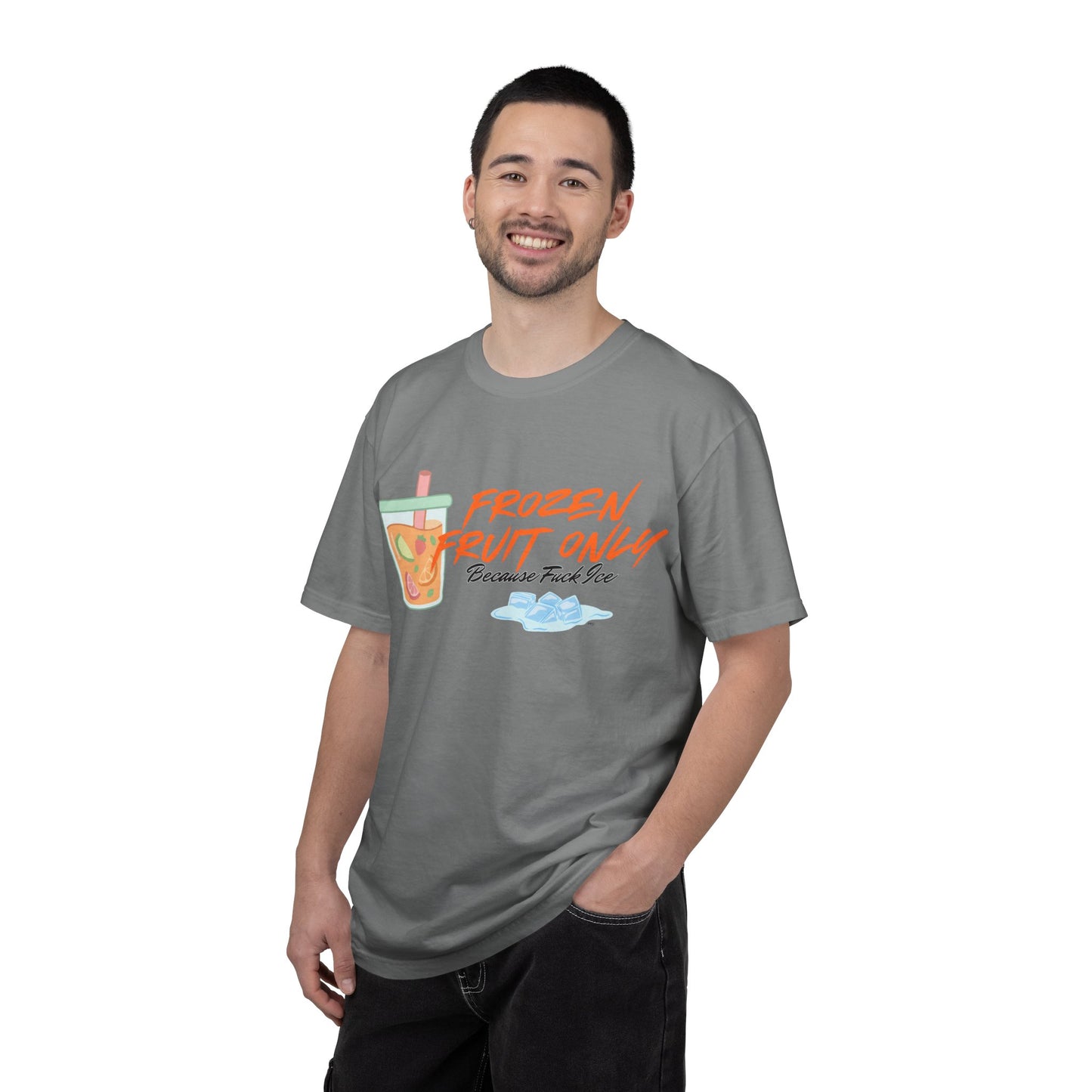 Fuck Ice T-shirt — Frozen Fruit Cup Graphic Tee