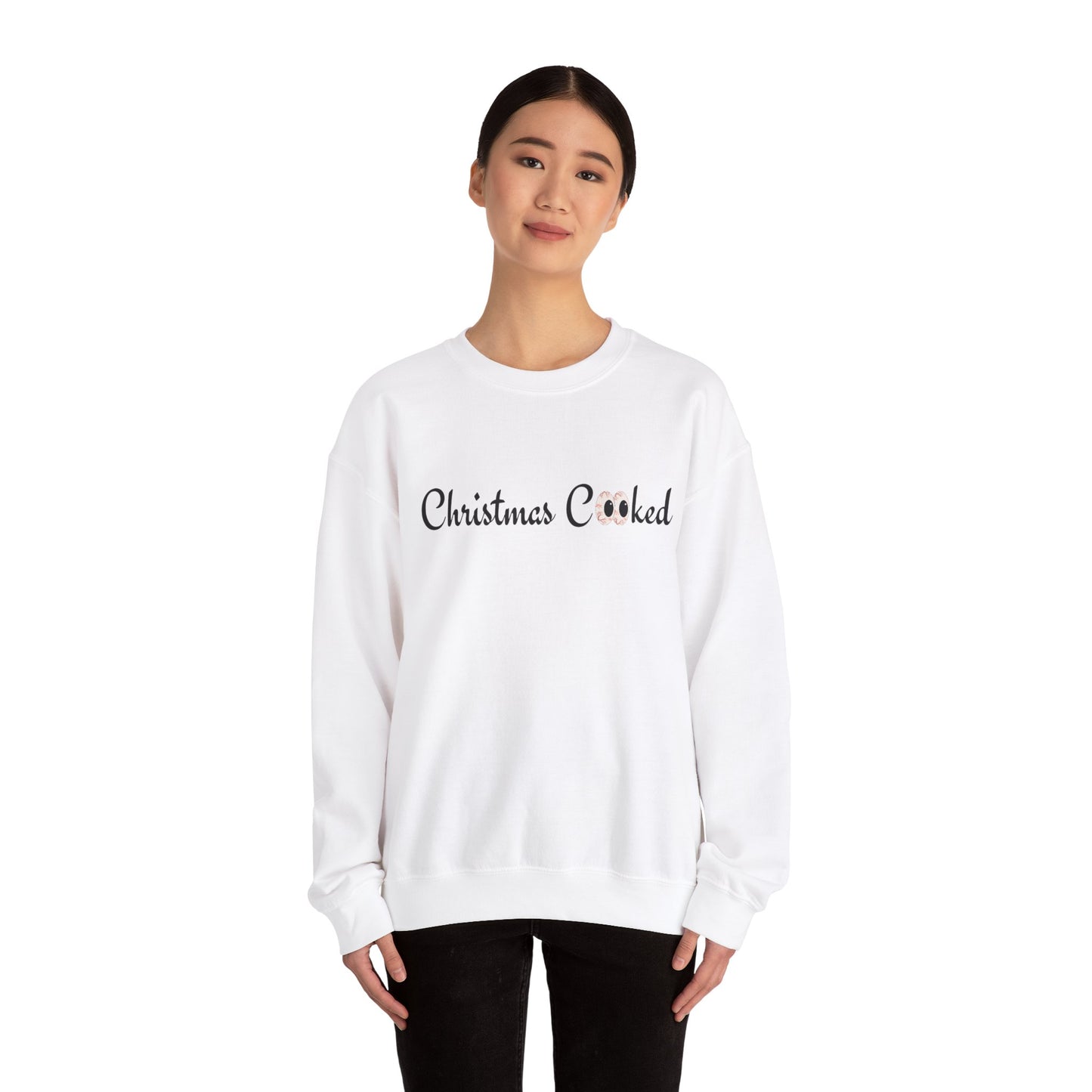 Christmas Cooked Unisex Crewneck Sweatshirt - Cozy Holiday Apparel