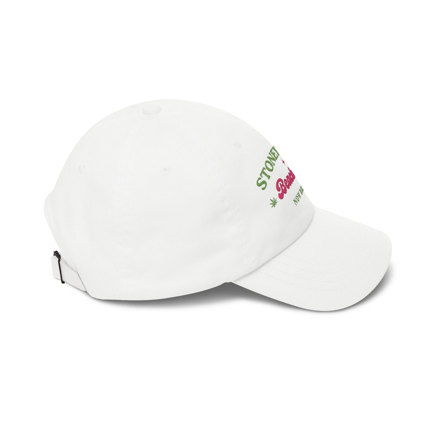 "SLOSW" Stoney Wives Beach Club Dad Hat | Embroidered Podcast Merch Baseball Cap | The Secret Lives of Stoney Wives | Vintage Cotton Golf Cap | Golf Course Casual Wear