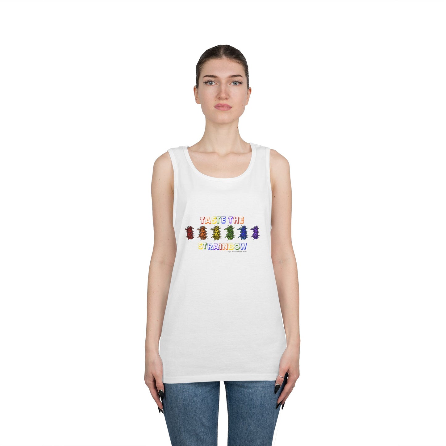 "Taste the Strainbow" Unisex Heavy Cotton Tank Top