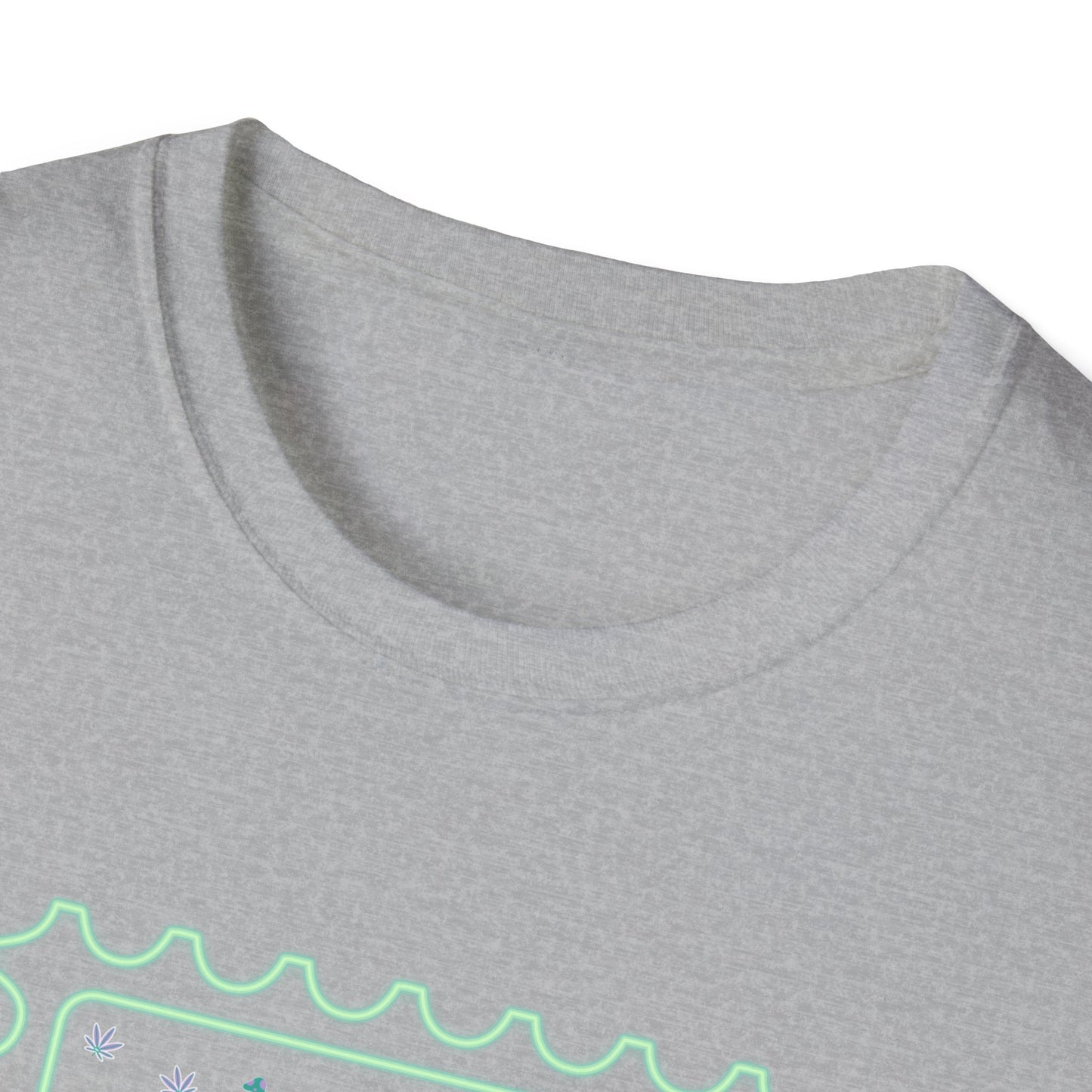 "Terps Heal" Today's good mood... Plants Shirt – Botanical Graphic Tee, Streetwear Plant T-Shirt, Nature Aesthetic Neon Tee, Unisex Softstyle Shirt